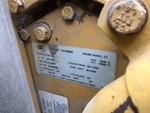 Engine with Emission Label
