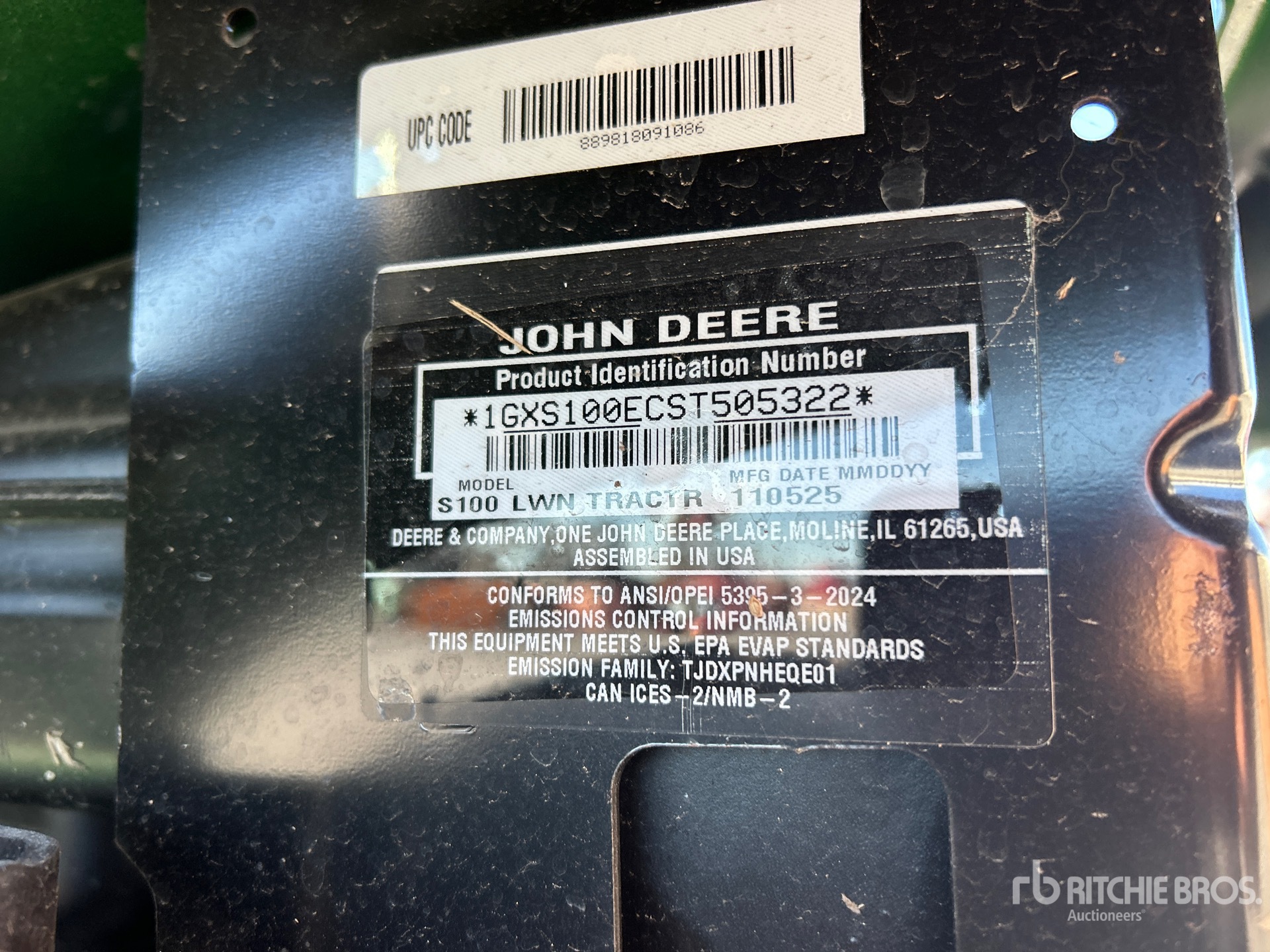 2026 John Deere S100