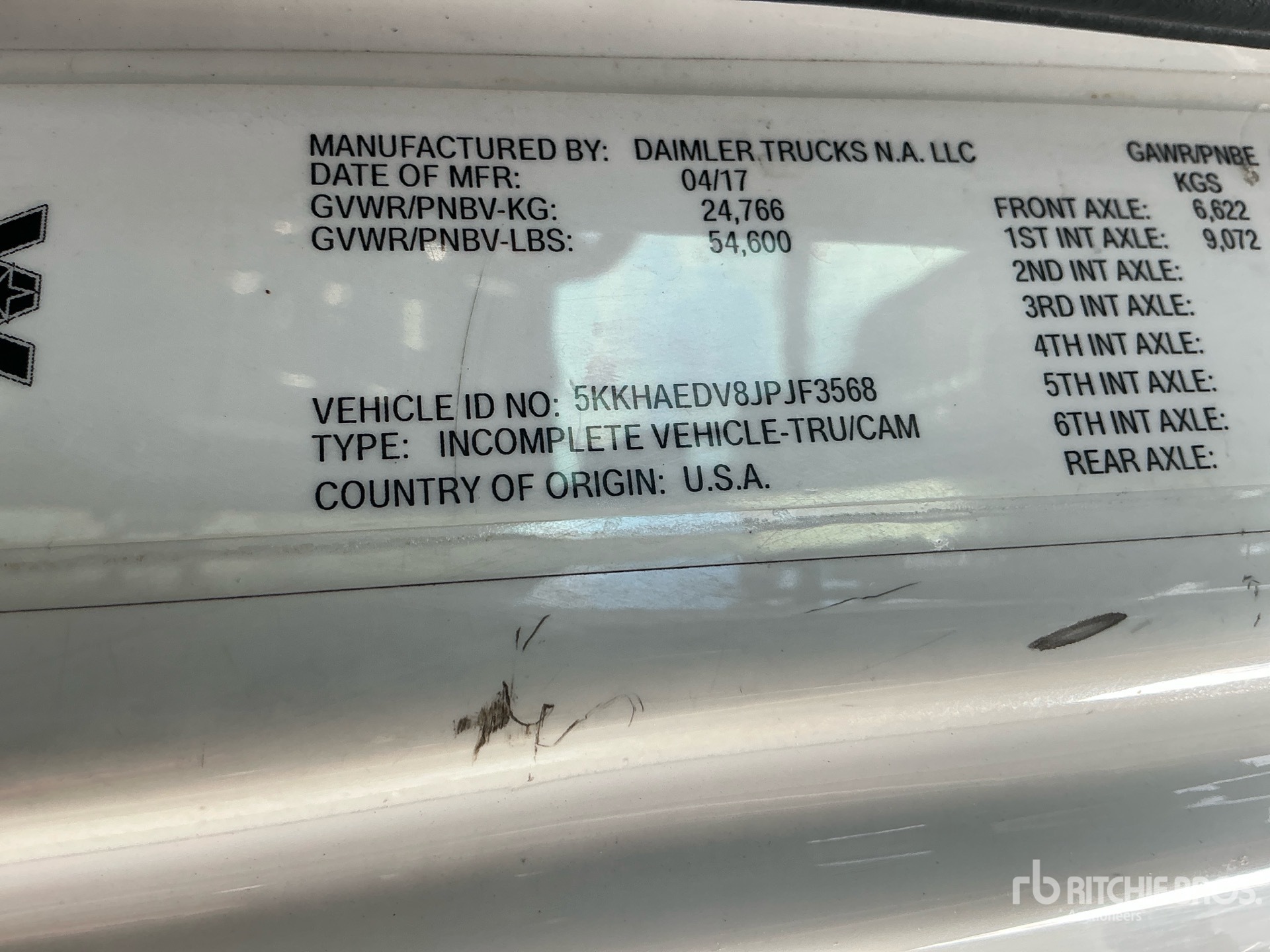 2018 Western Star 4900