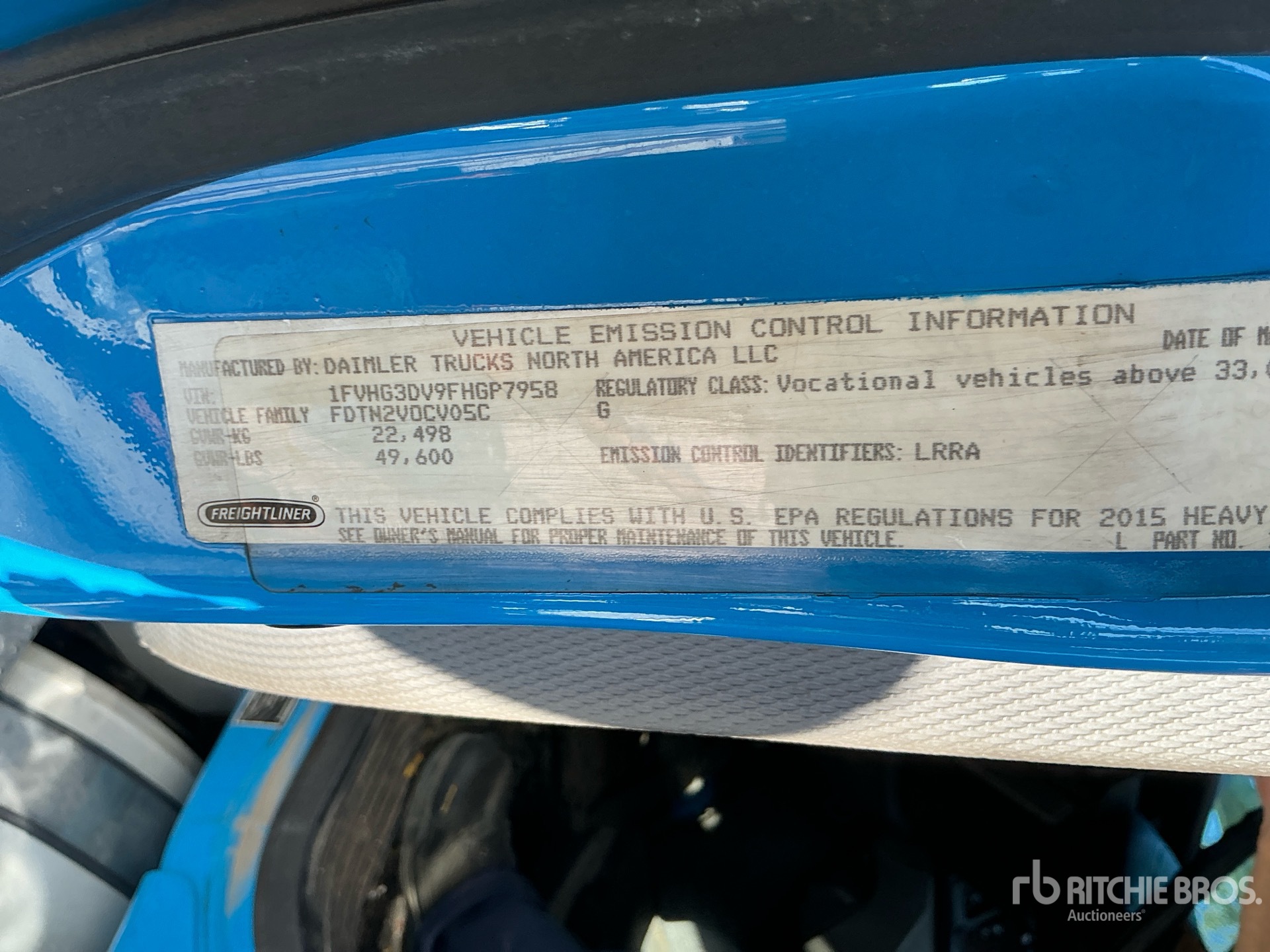 2015 Freightliner 114SD