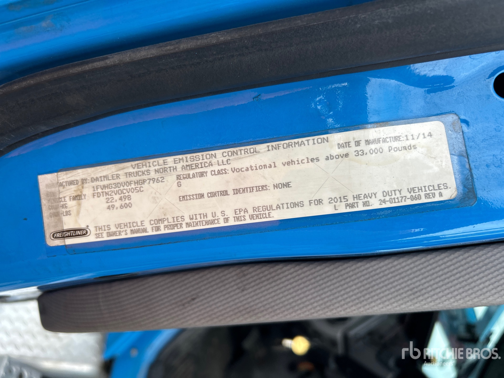 2015 Freightliner 114SD