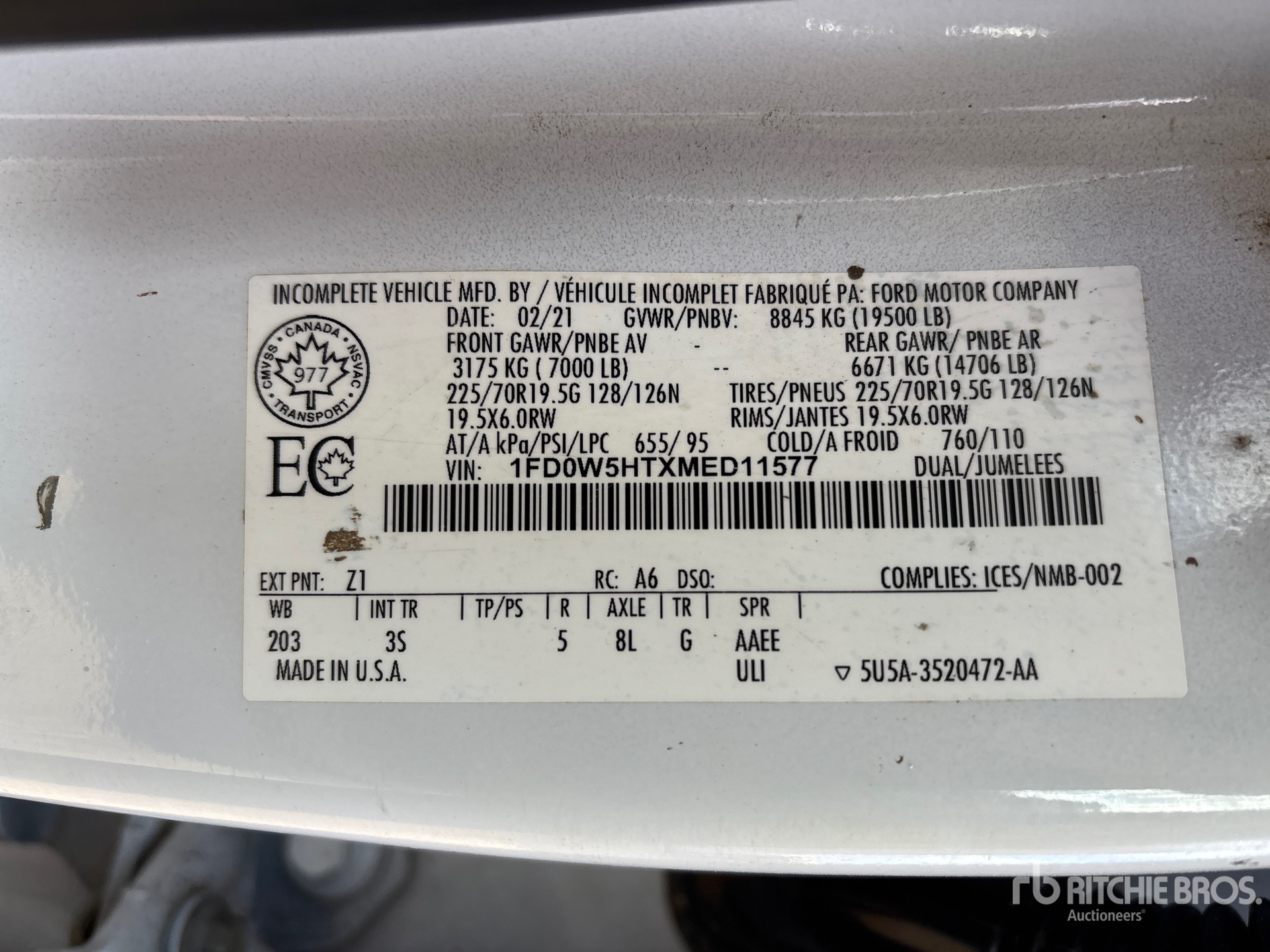 2021 Ford F-550
