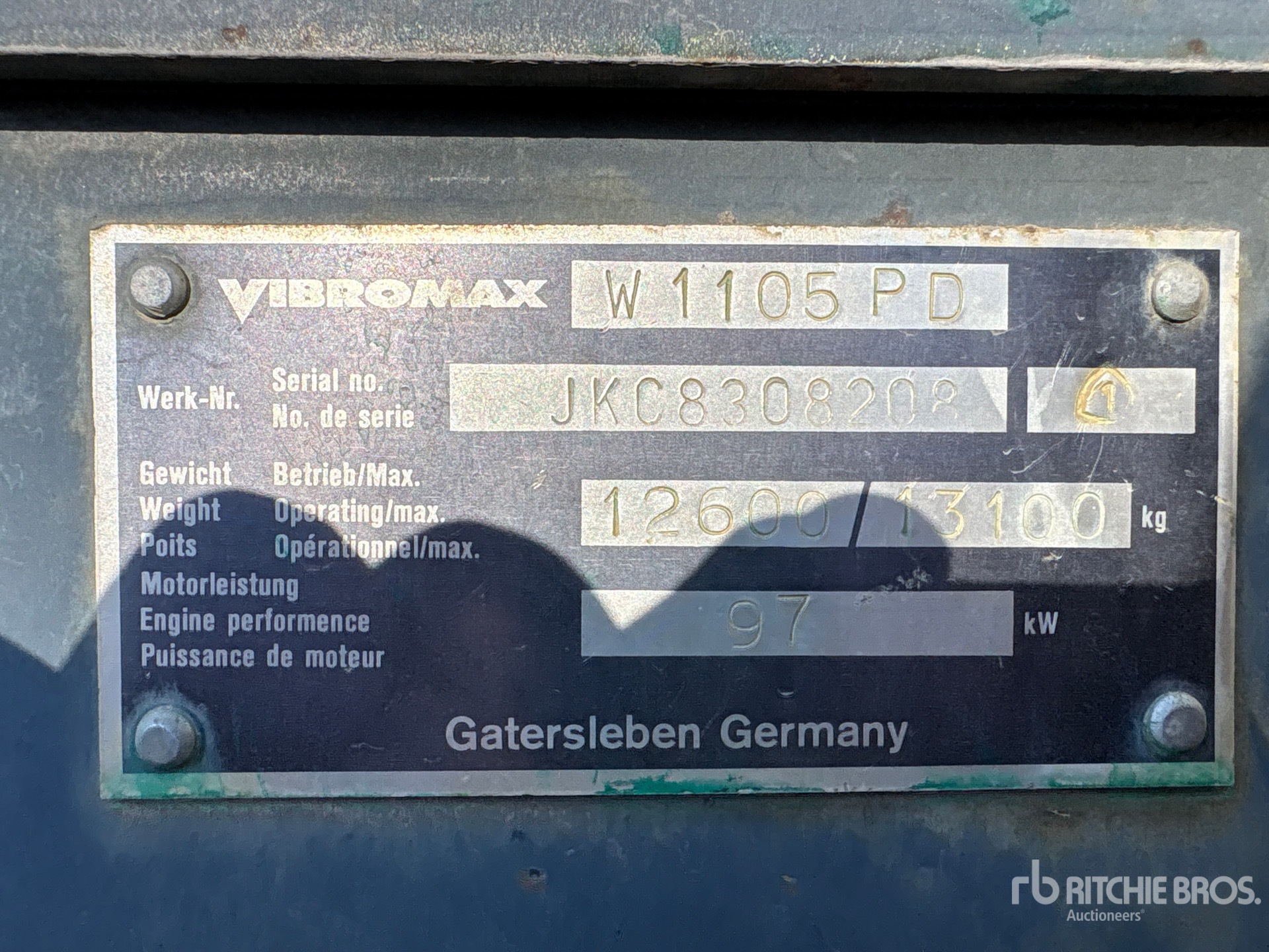 2002 JCB W1105PD