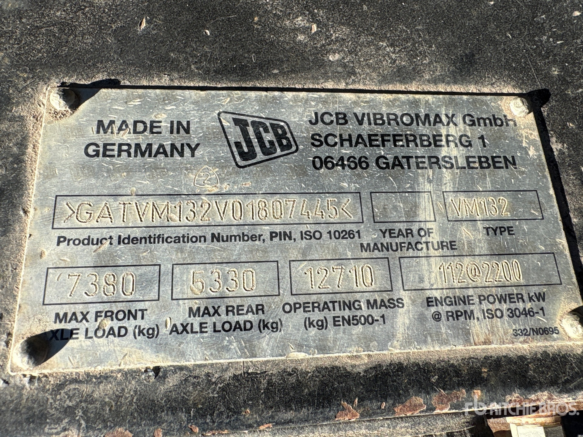 2011 JCB VM132