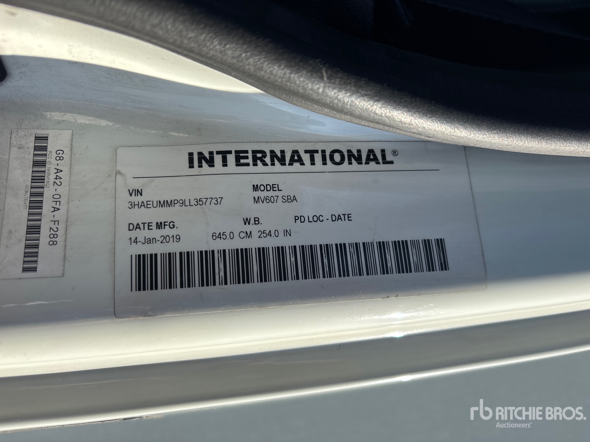 2020 International MV607