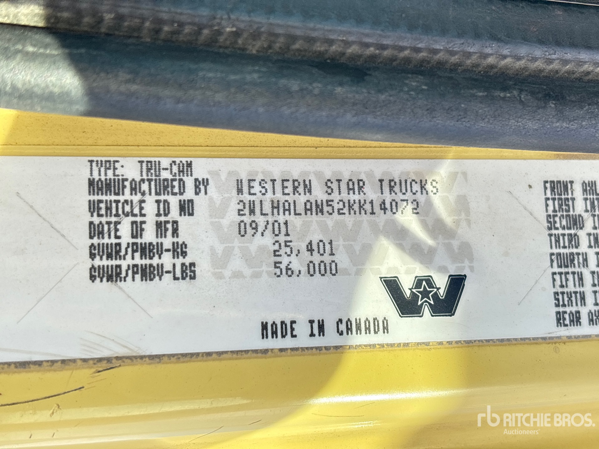 2002 Western Star 4900