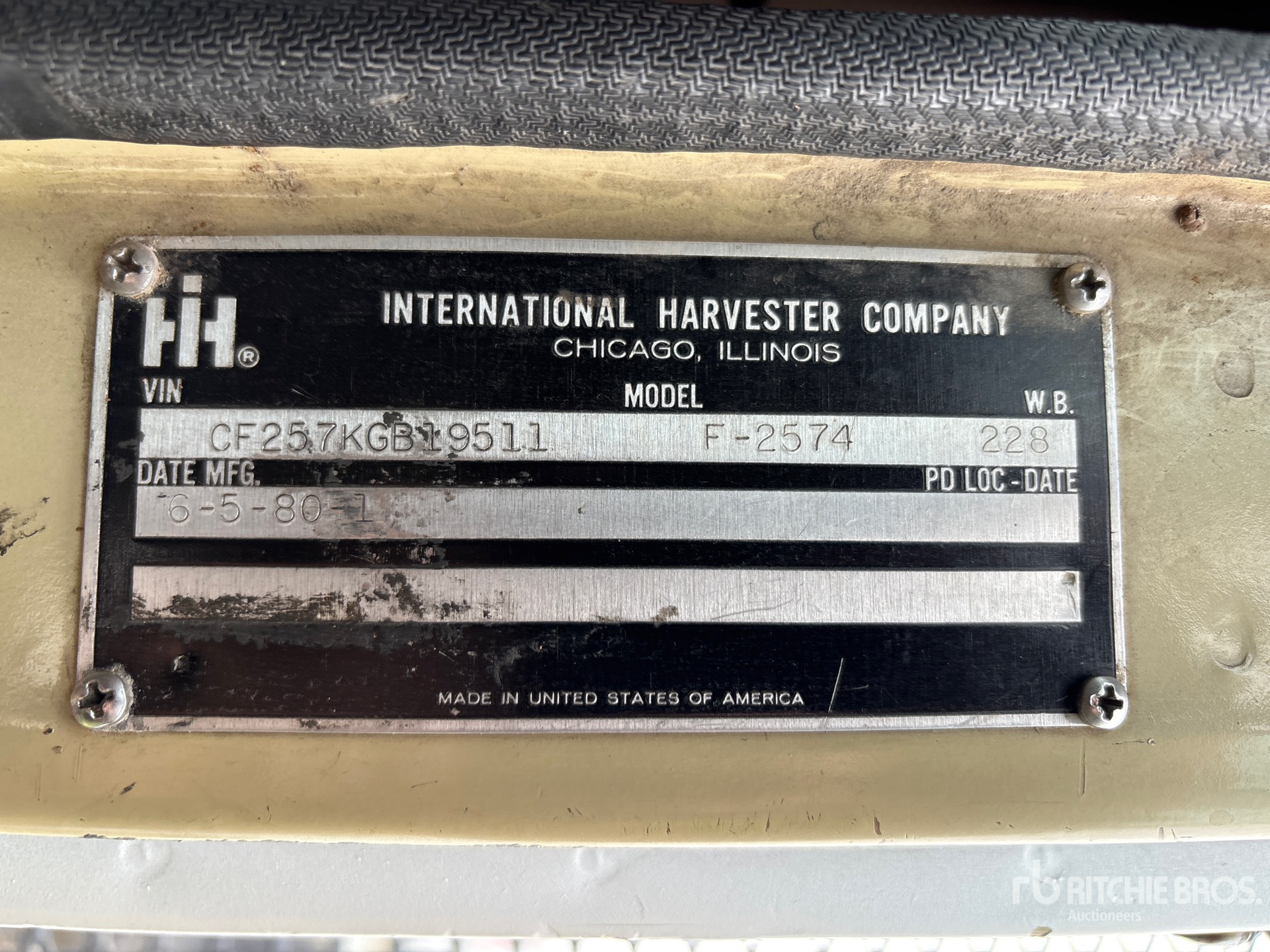 1980 International F2574