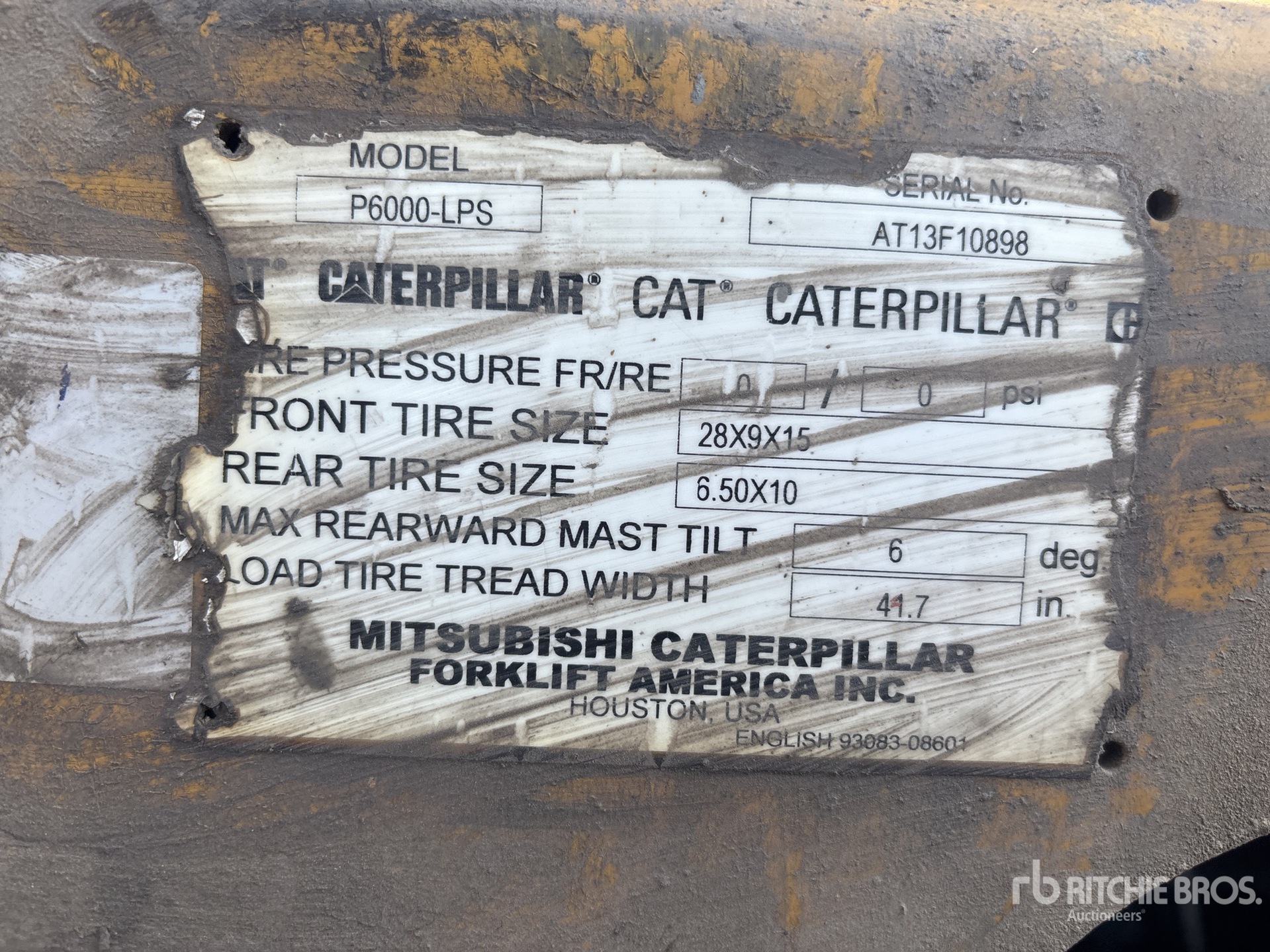 2007 Caterpillar P6000