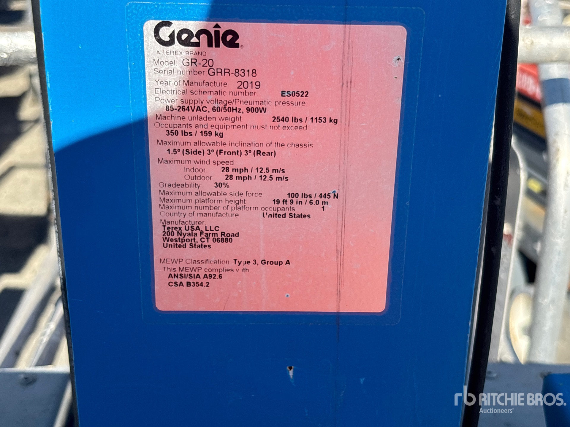 2020 Genie GR20