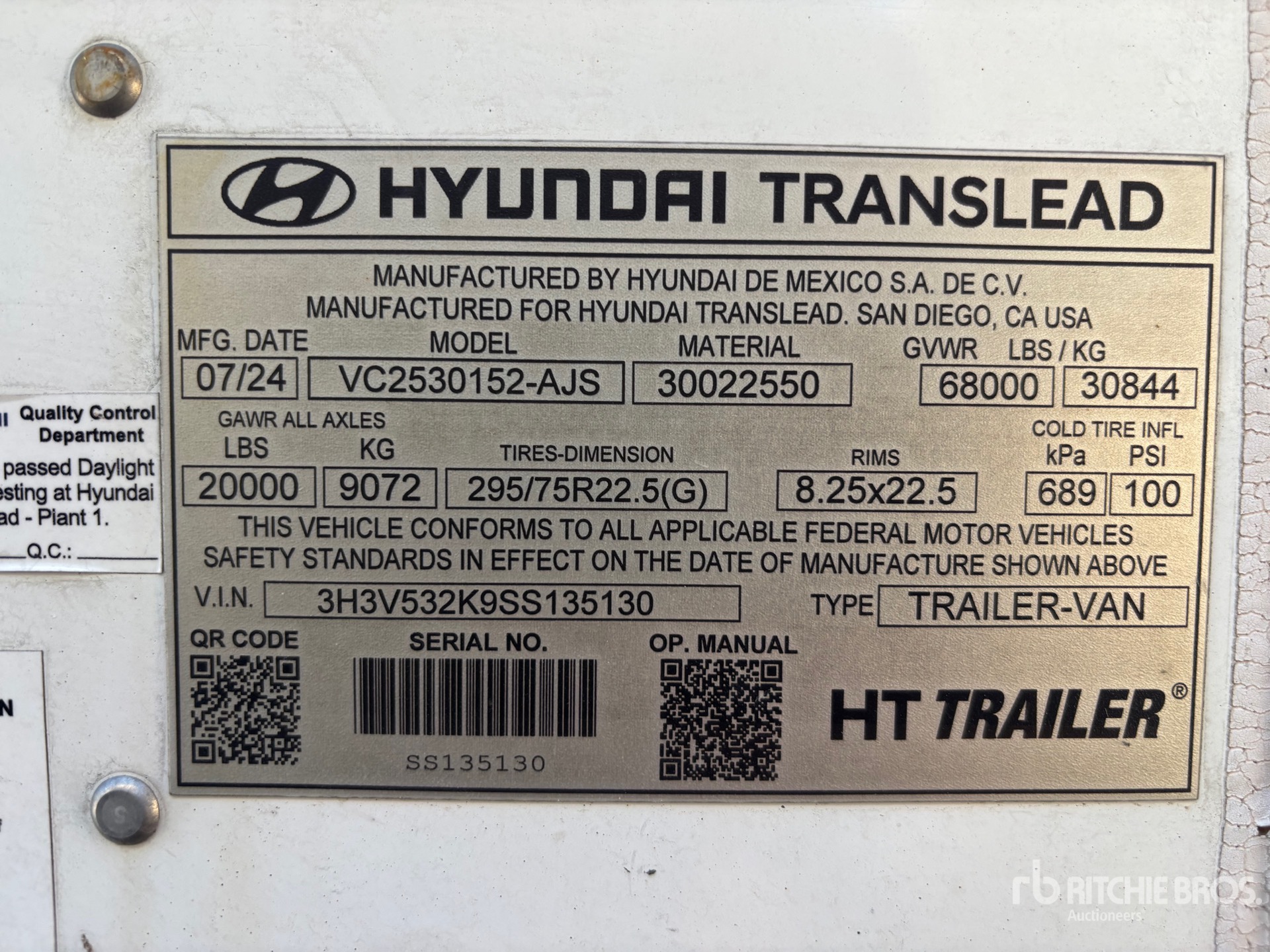 2025 Hyundai VC2530152-AJS