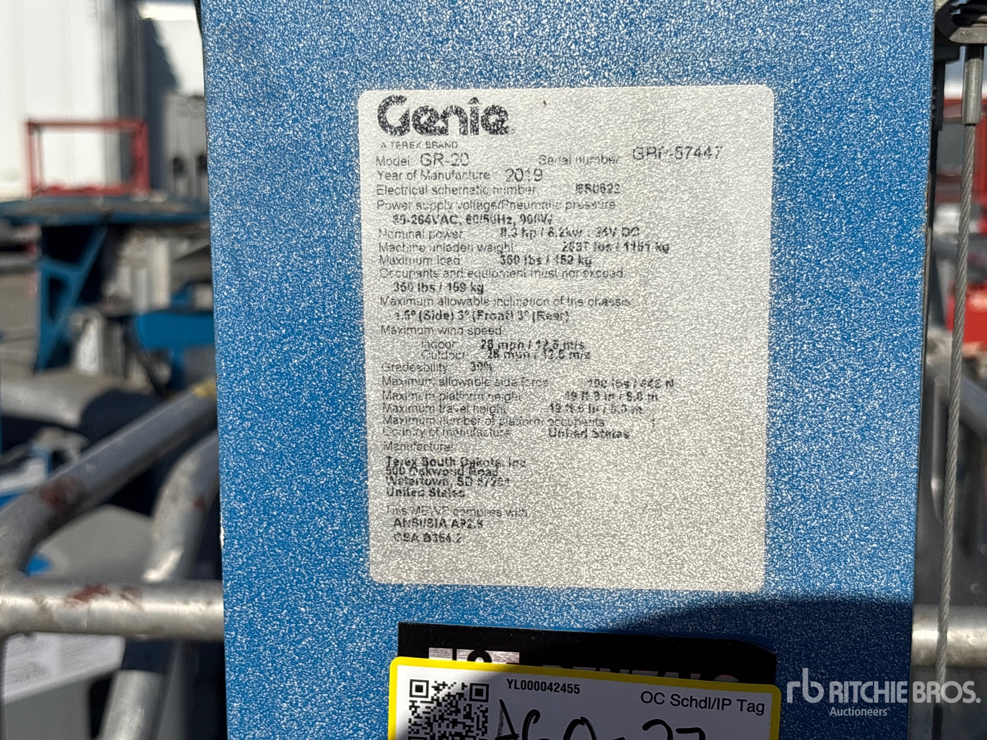 2019 Genie GR20