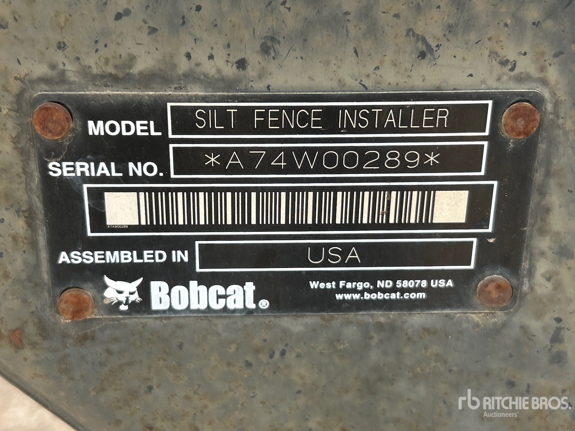 Bobcat Skid Steer Silt Fence Winder