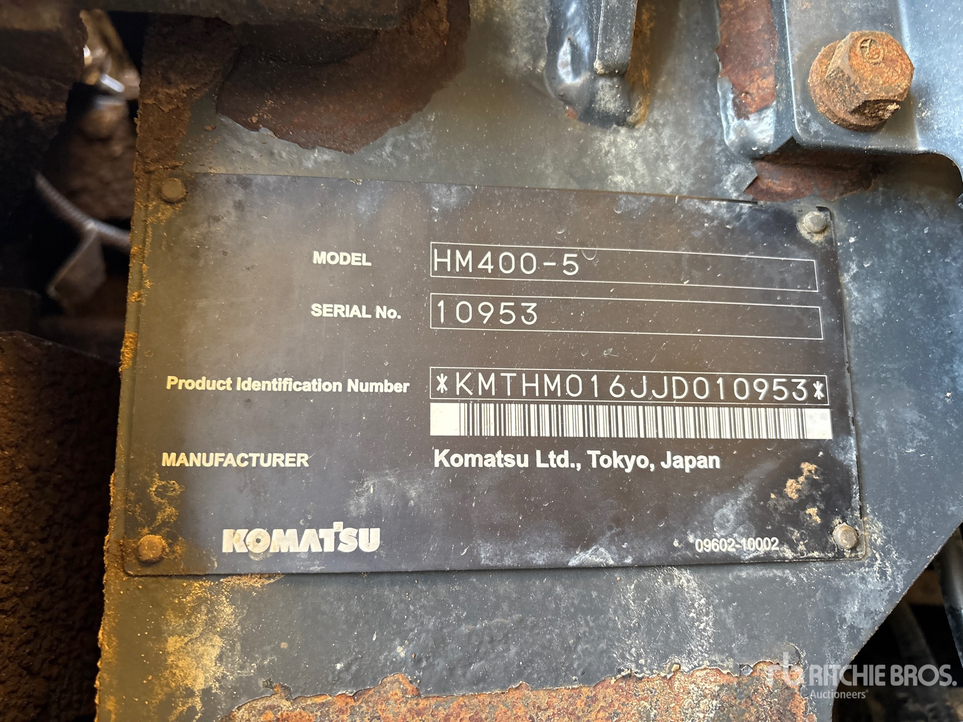 2018 Komatsu HM400-5
