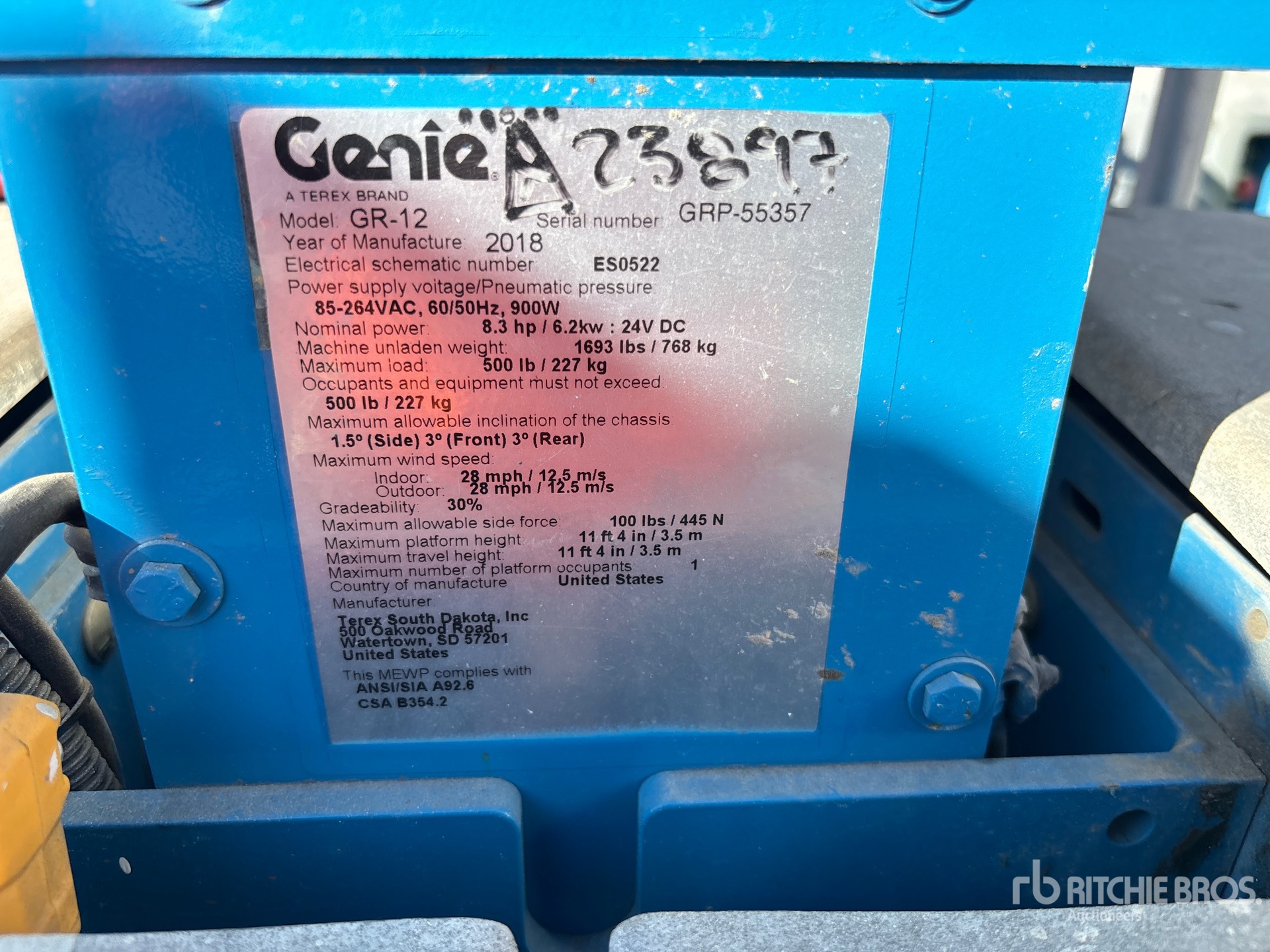 2019 Genie GR-12