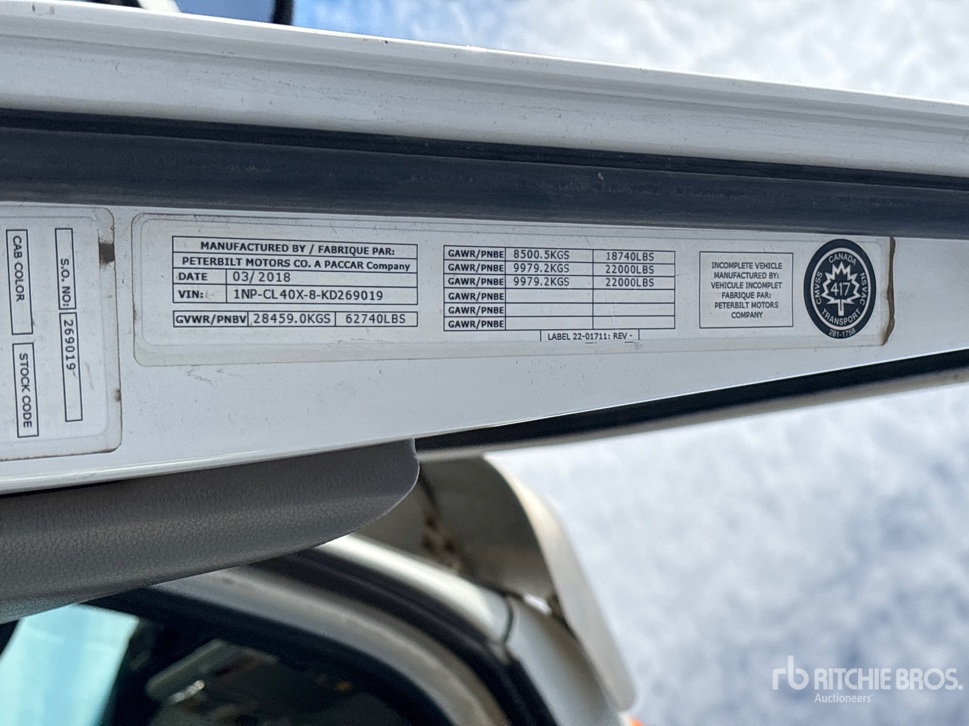 2019 Peterbilt 377