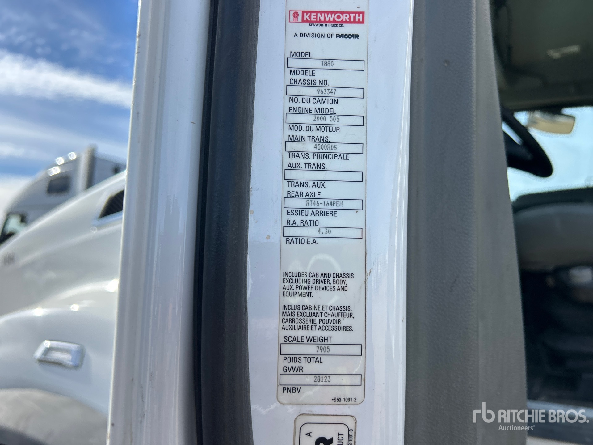2020 Kenworth T880