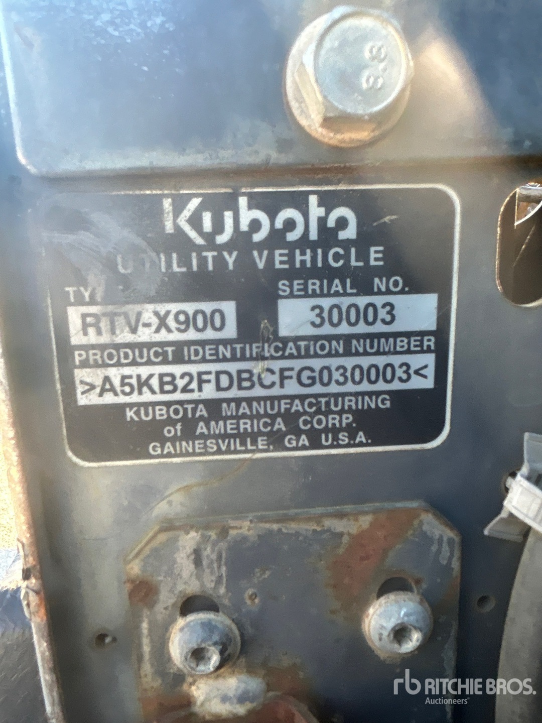 2015 Kubota RTV-X900