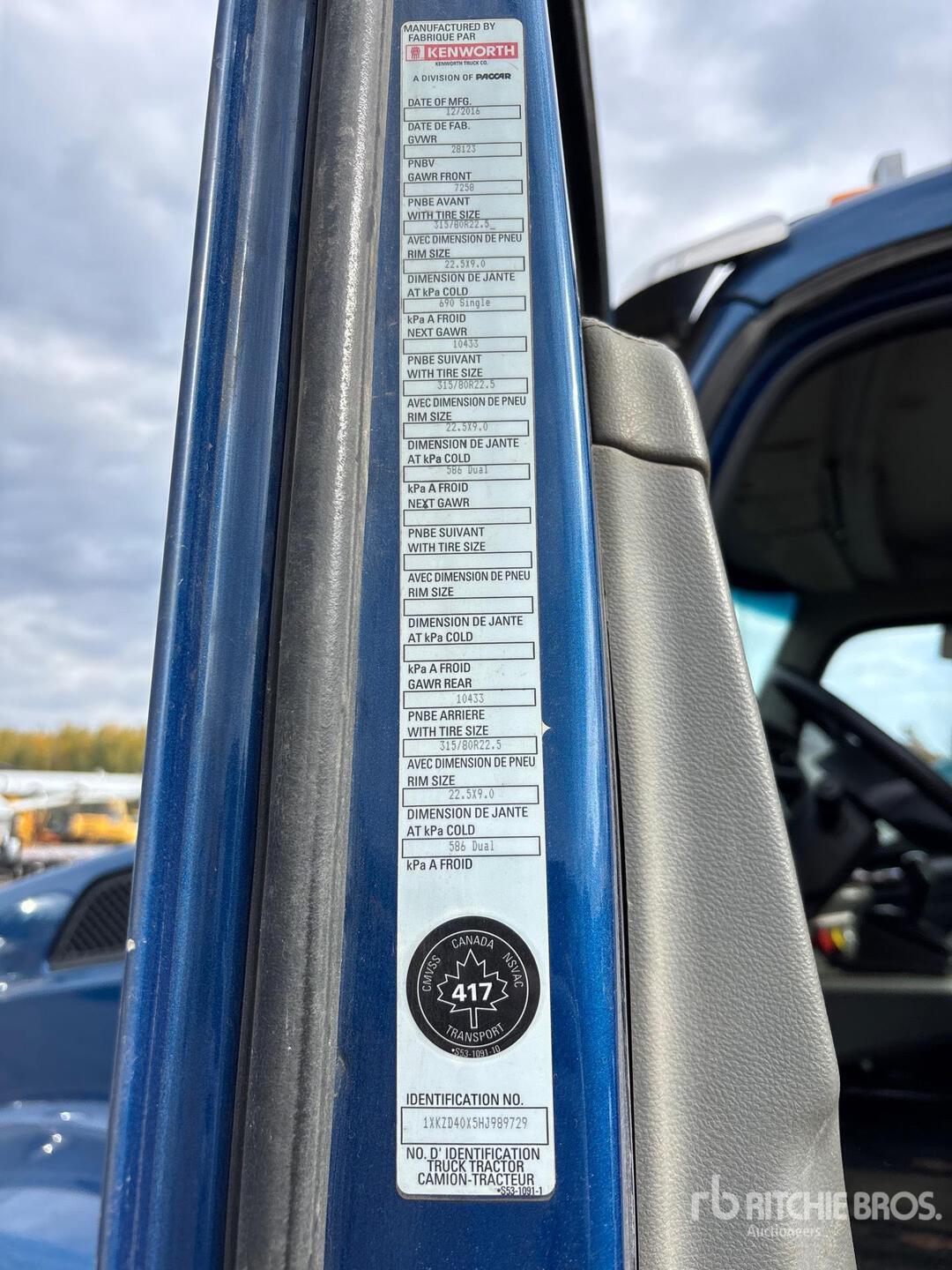 2017 Kenworth T880