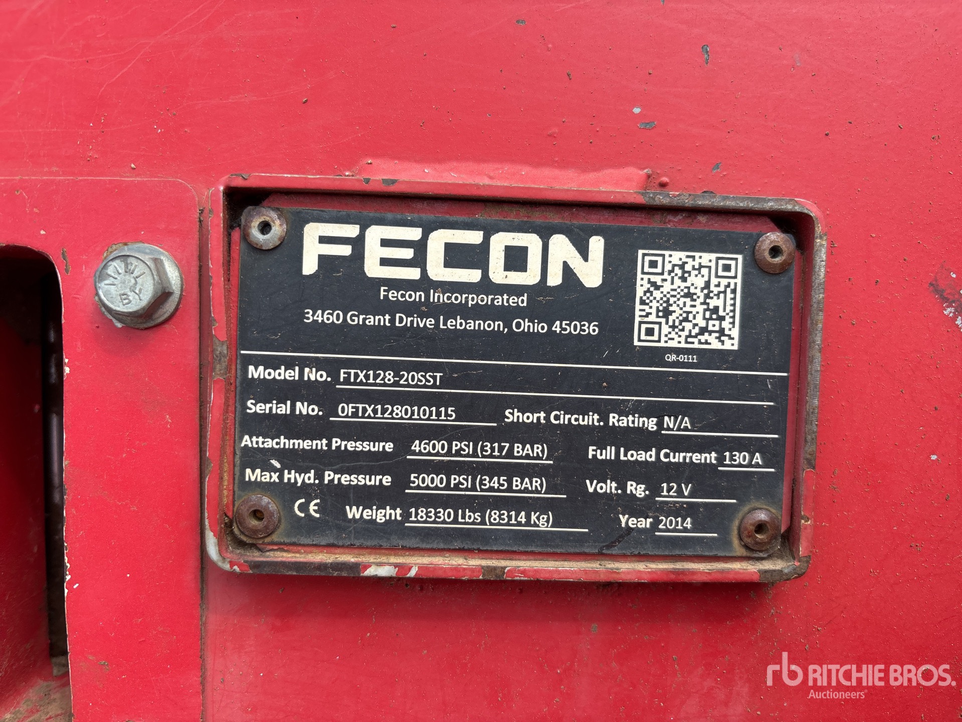 2015 Fecon FTX128