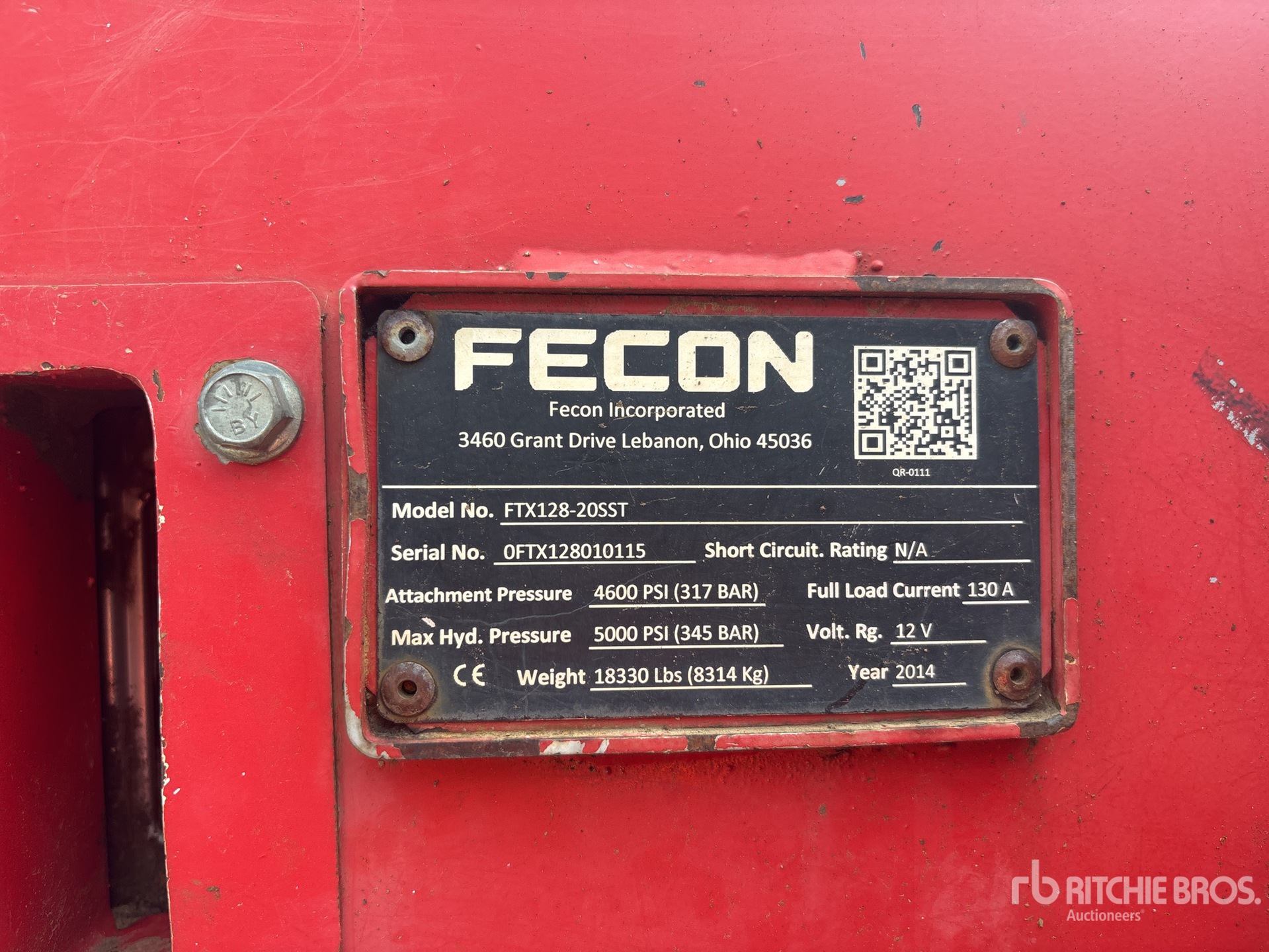 2015 Fecon FTX128