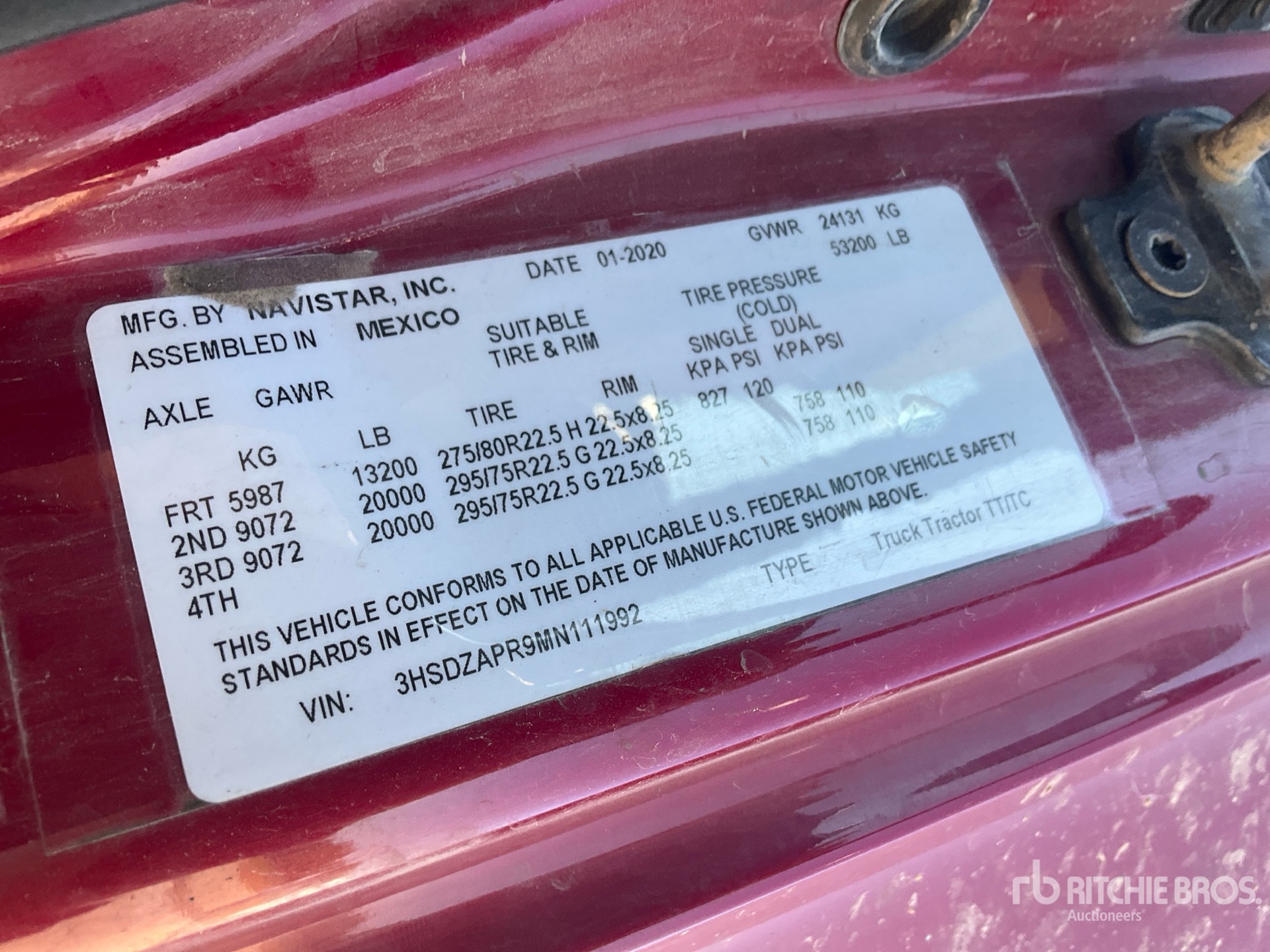 2021 International LT625