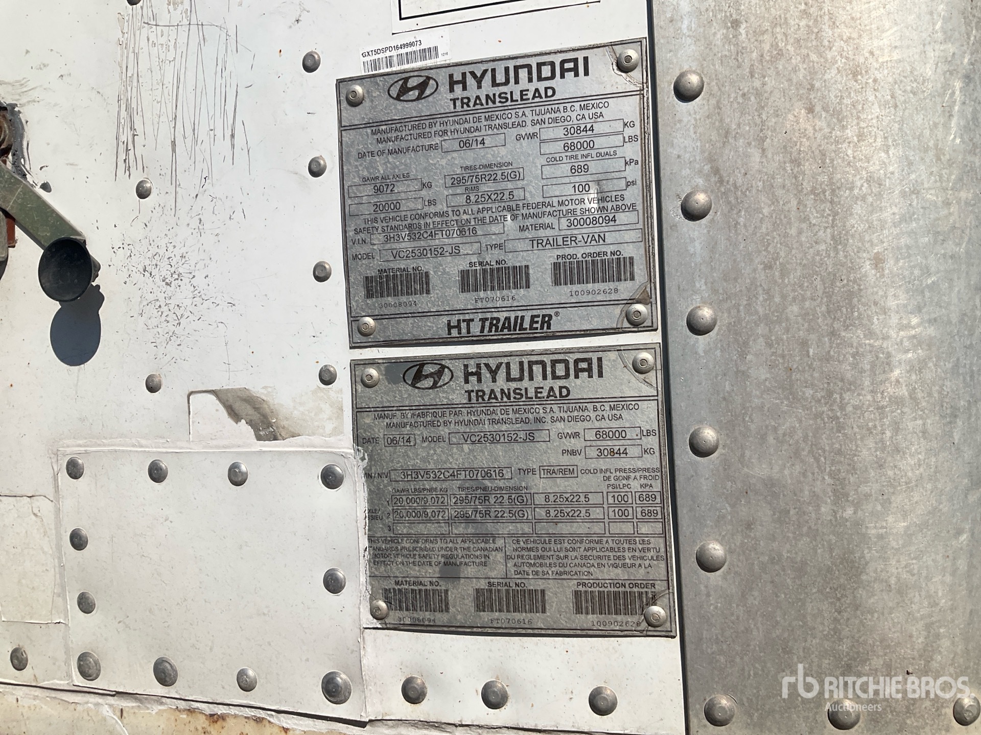 Photo of 2015 Hyundai 53 ft