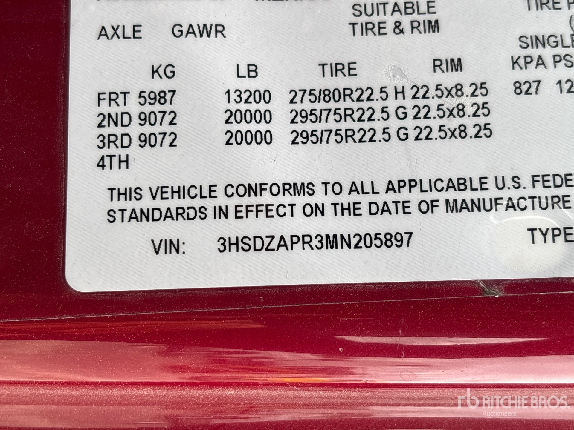 2021 International LT625