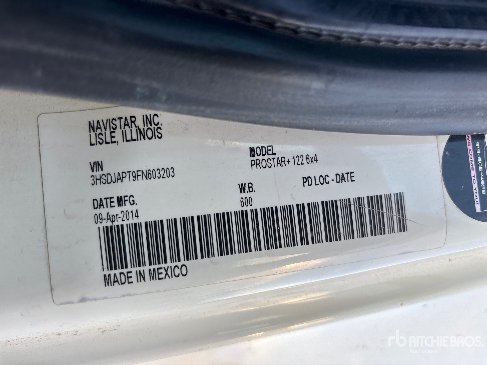 2015 International PROSTAR+