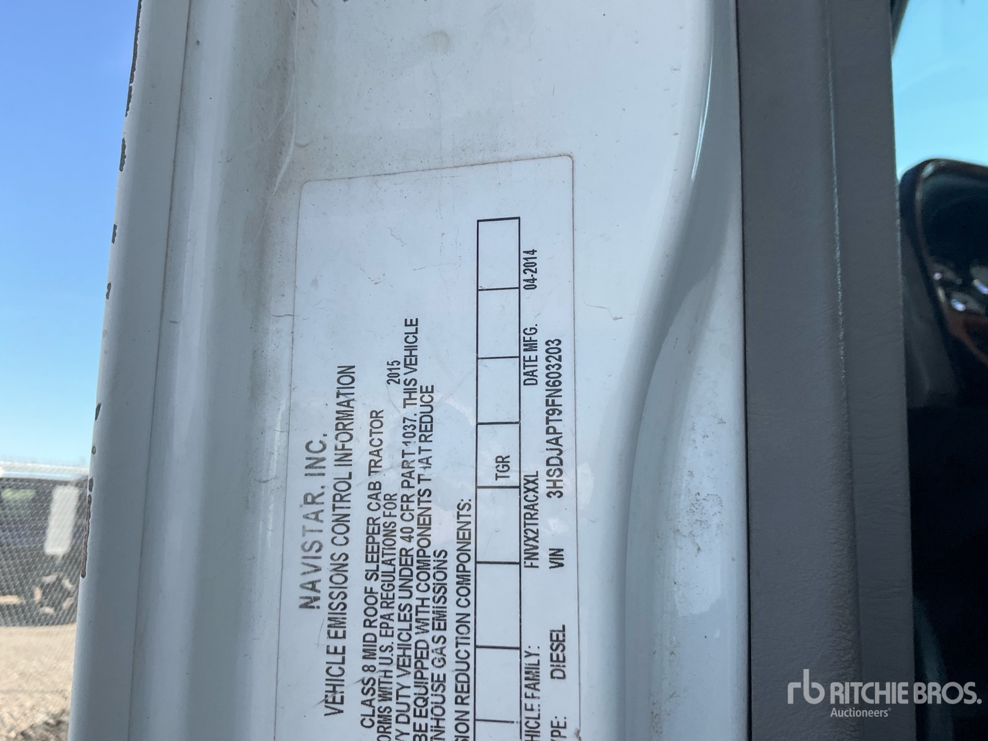 2015 International PROSTAR+