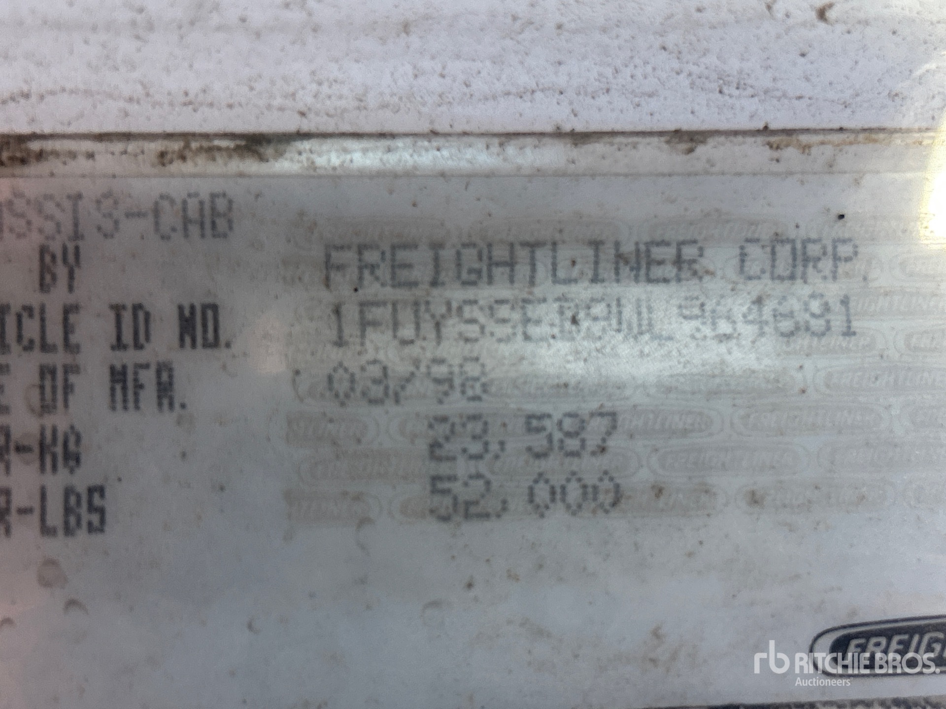 1998 Freightliner CENTURY CLASS C