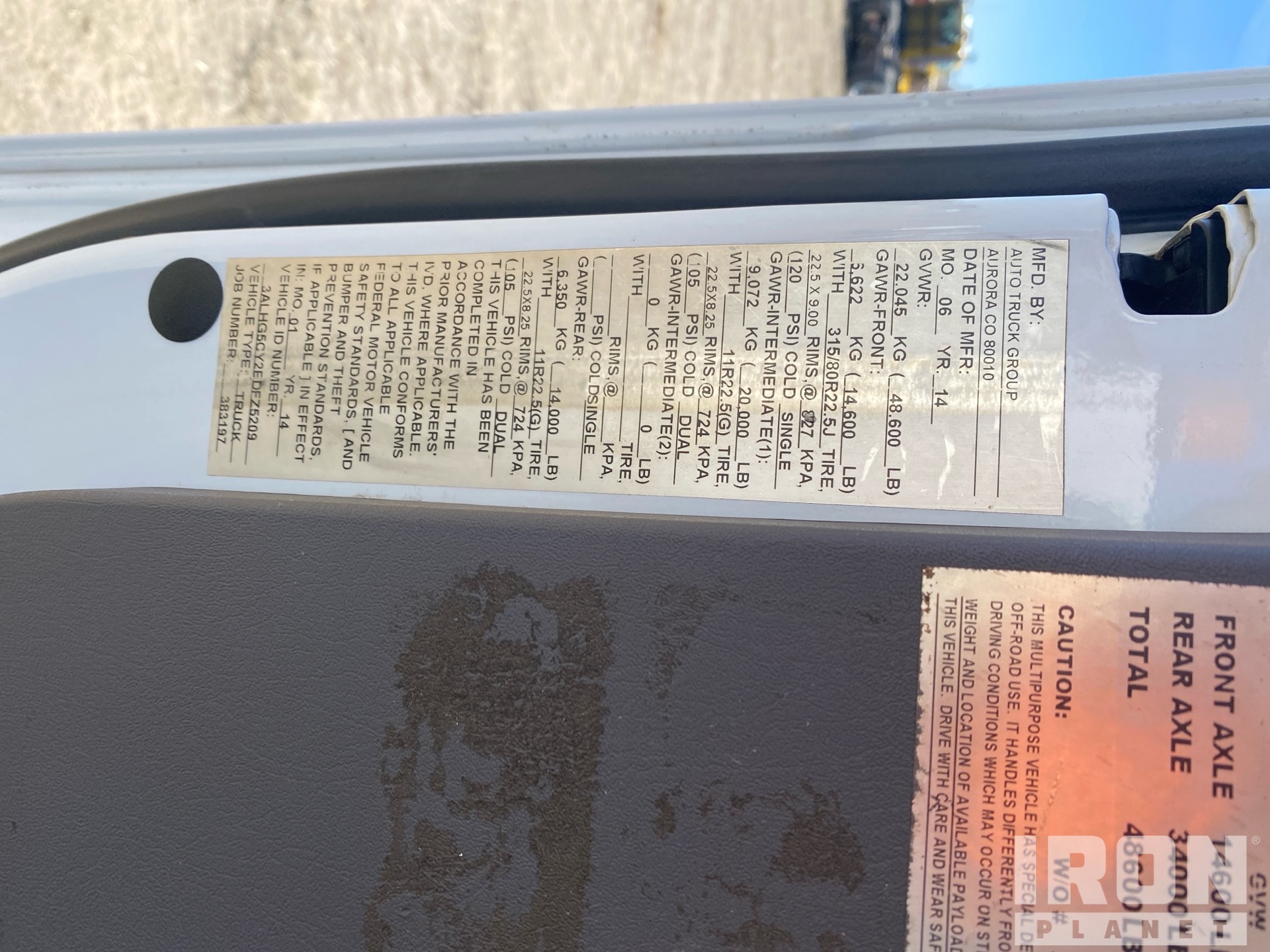 2014 Freightliner 108SD