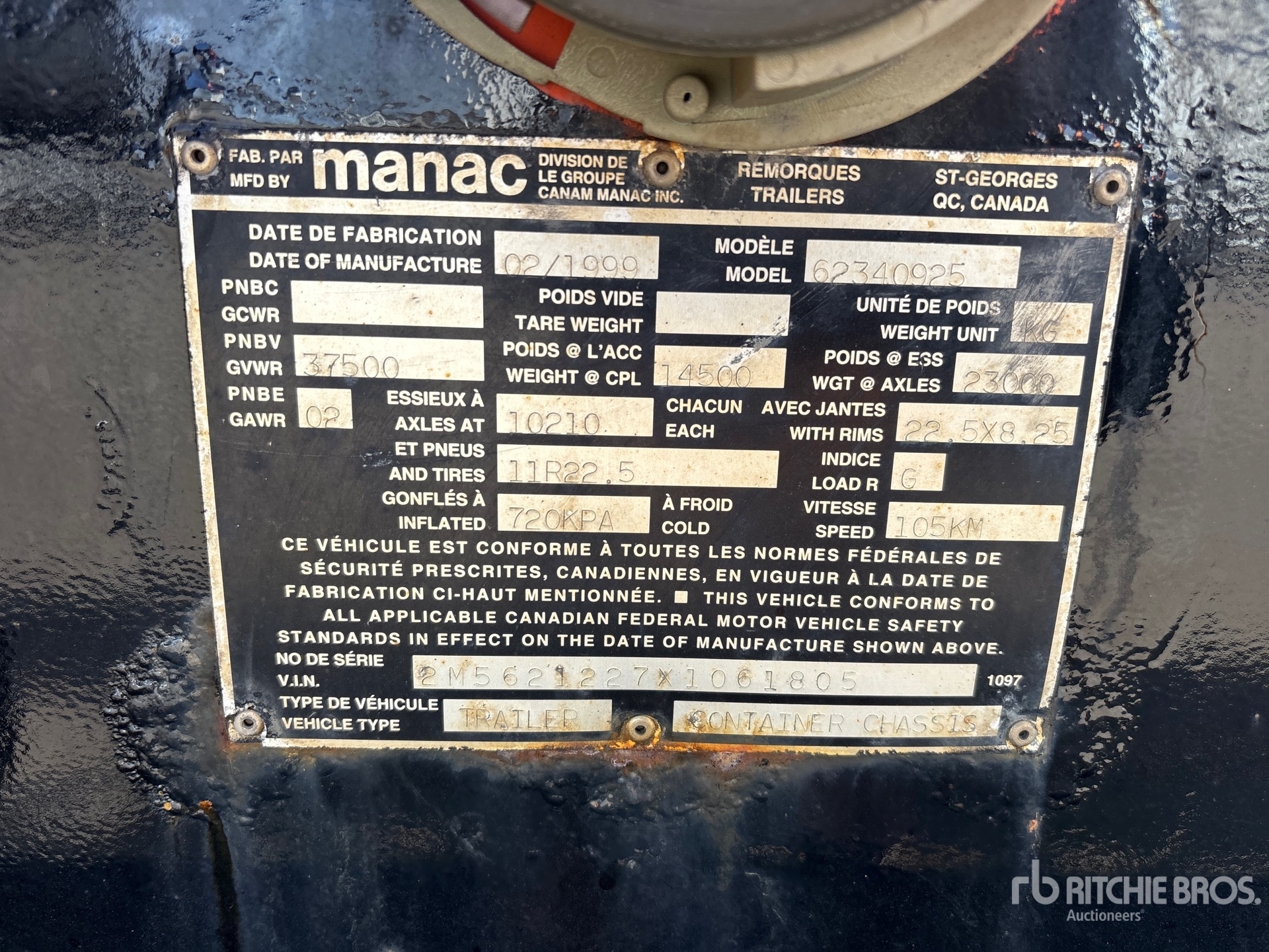 1999 Manac TRI/A