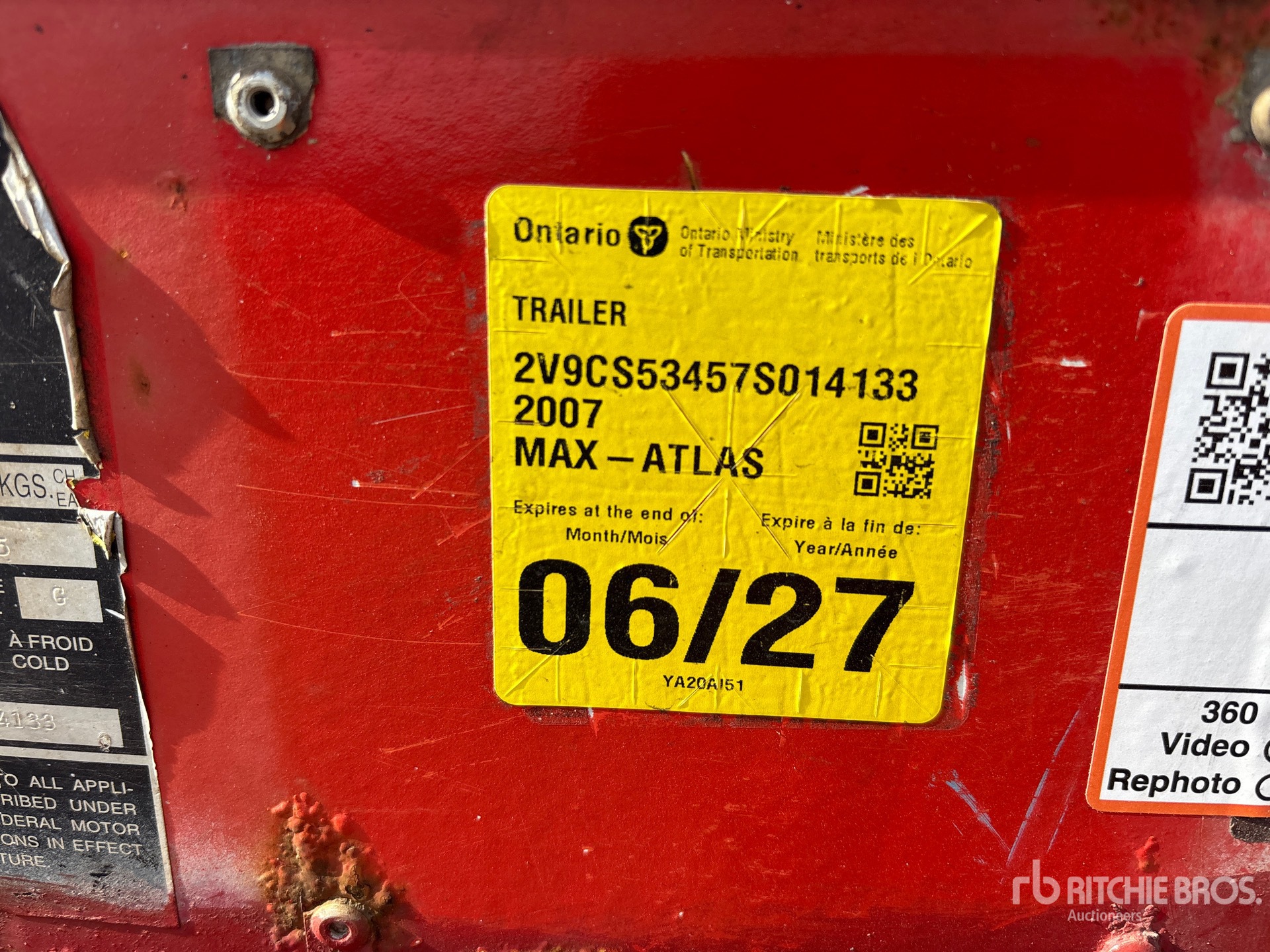 2007 Max Atlas TRI/A EXTENDABLE