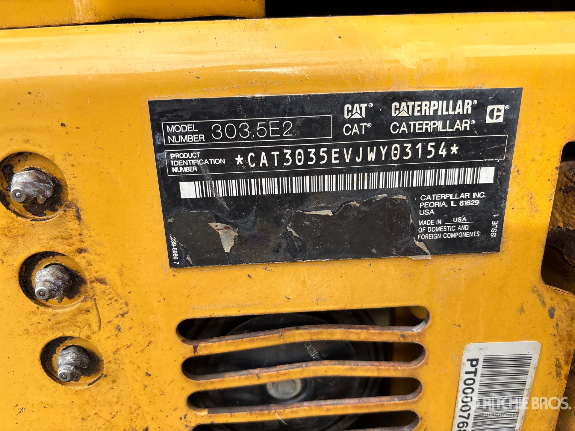 2018 Caterpillar 303.5E2 CR