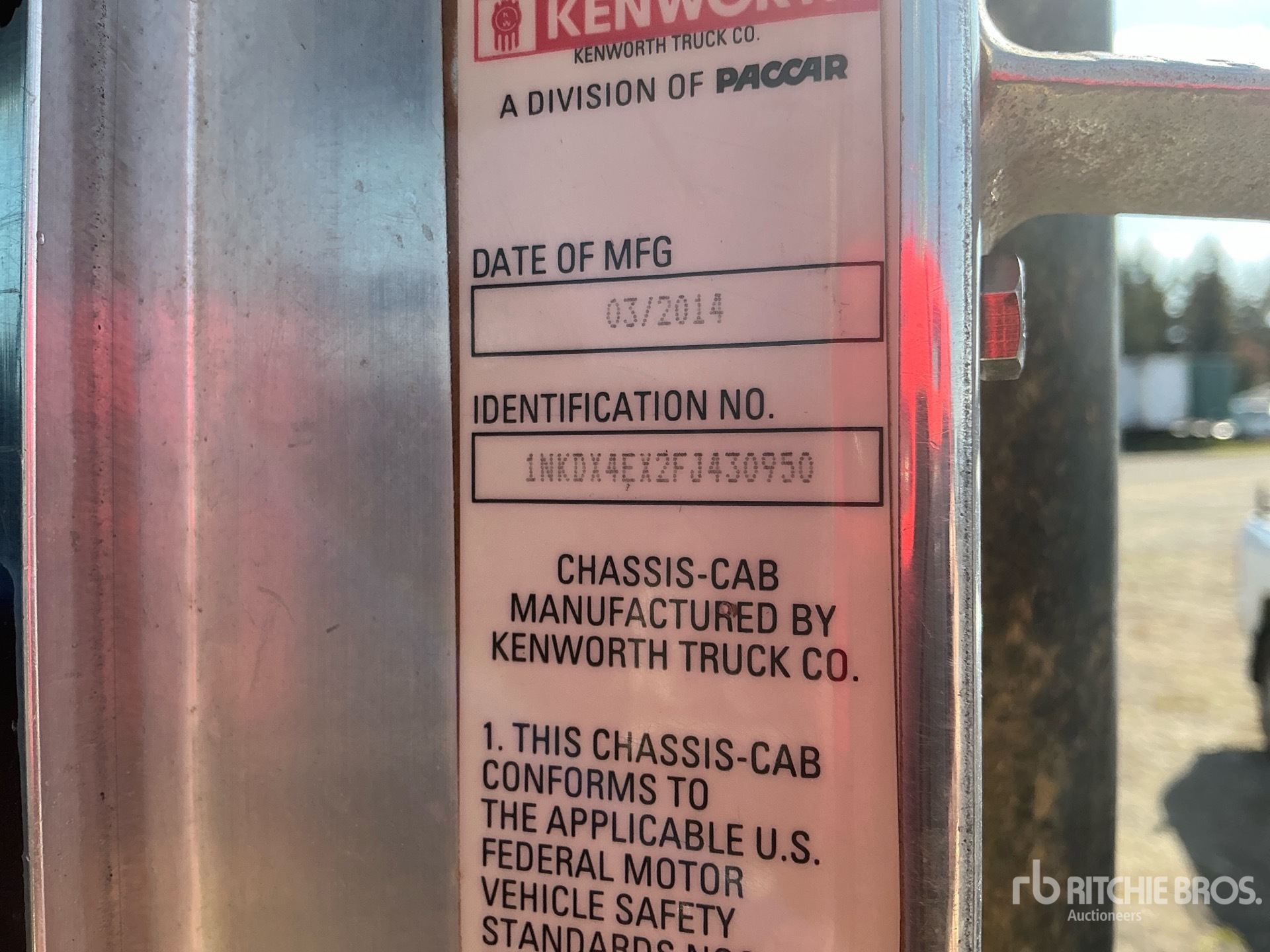 2015 Kenworth T800