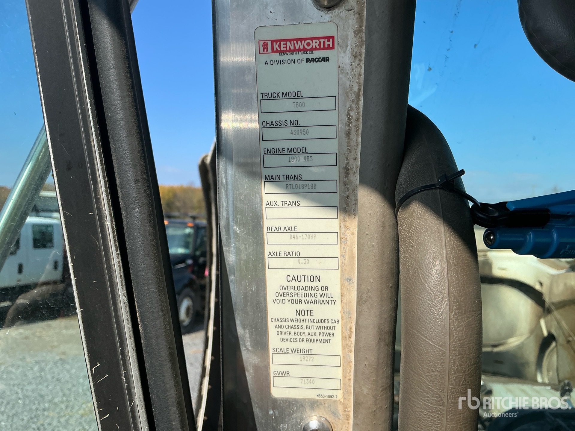 2015 Kenworth T800