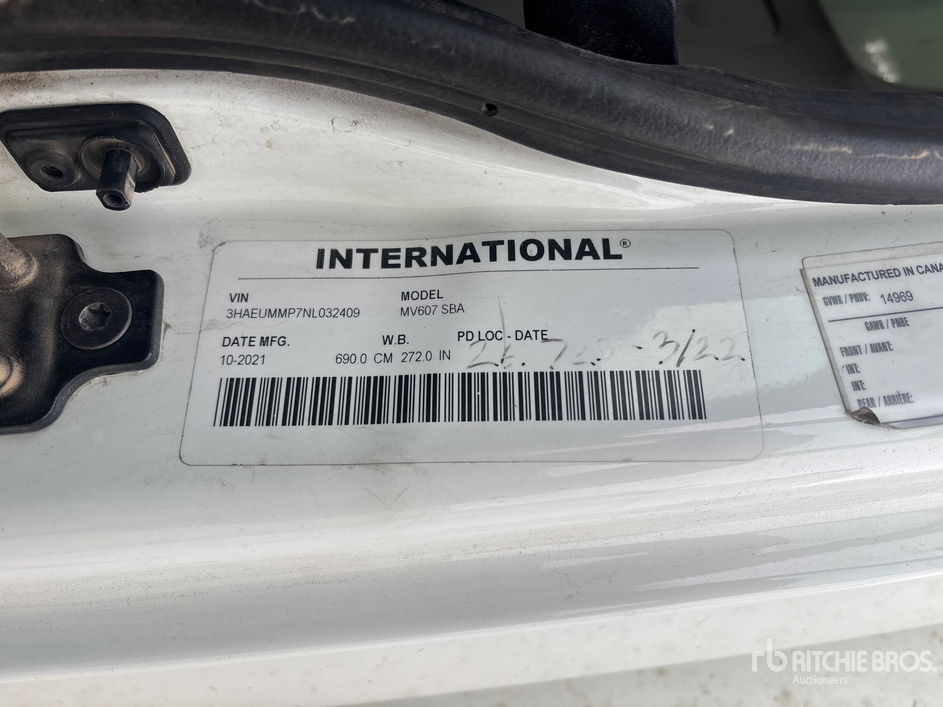 2022 International MV607