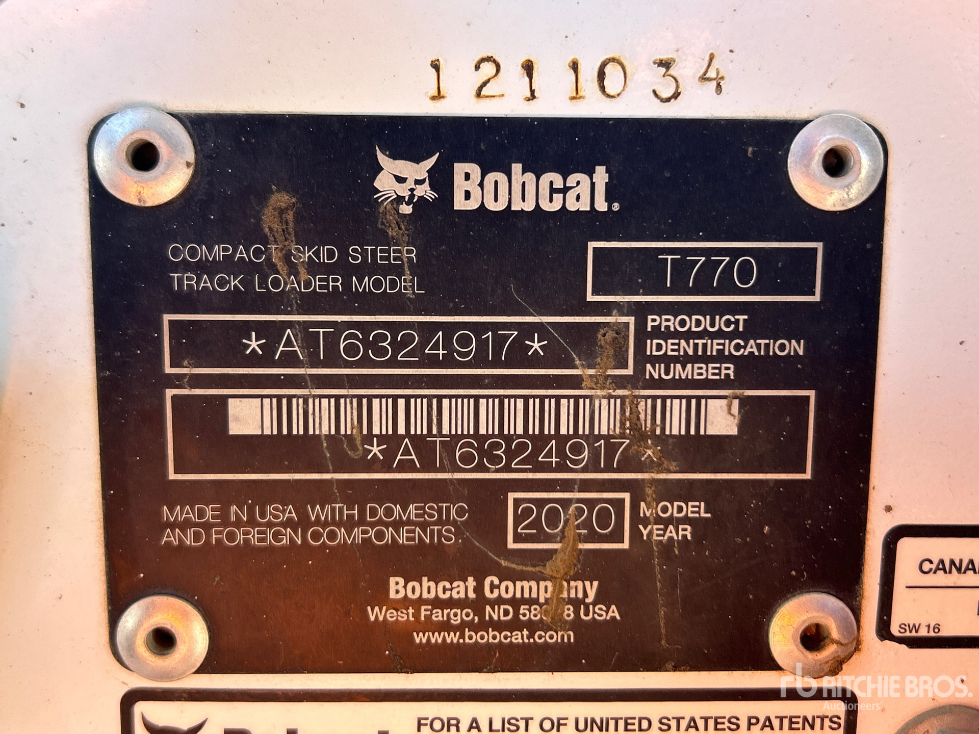 2020 Bobcat T770