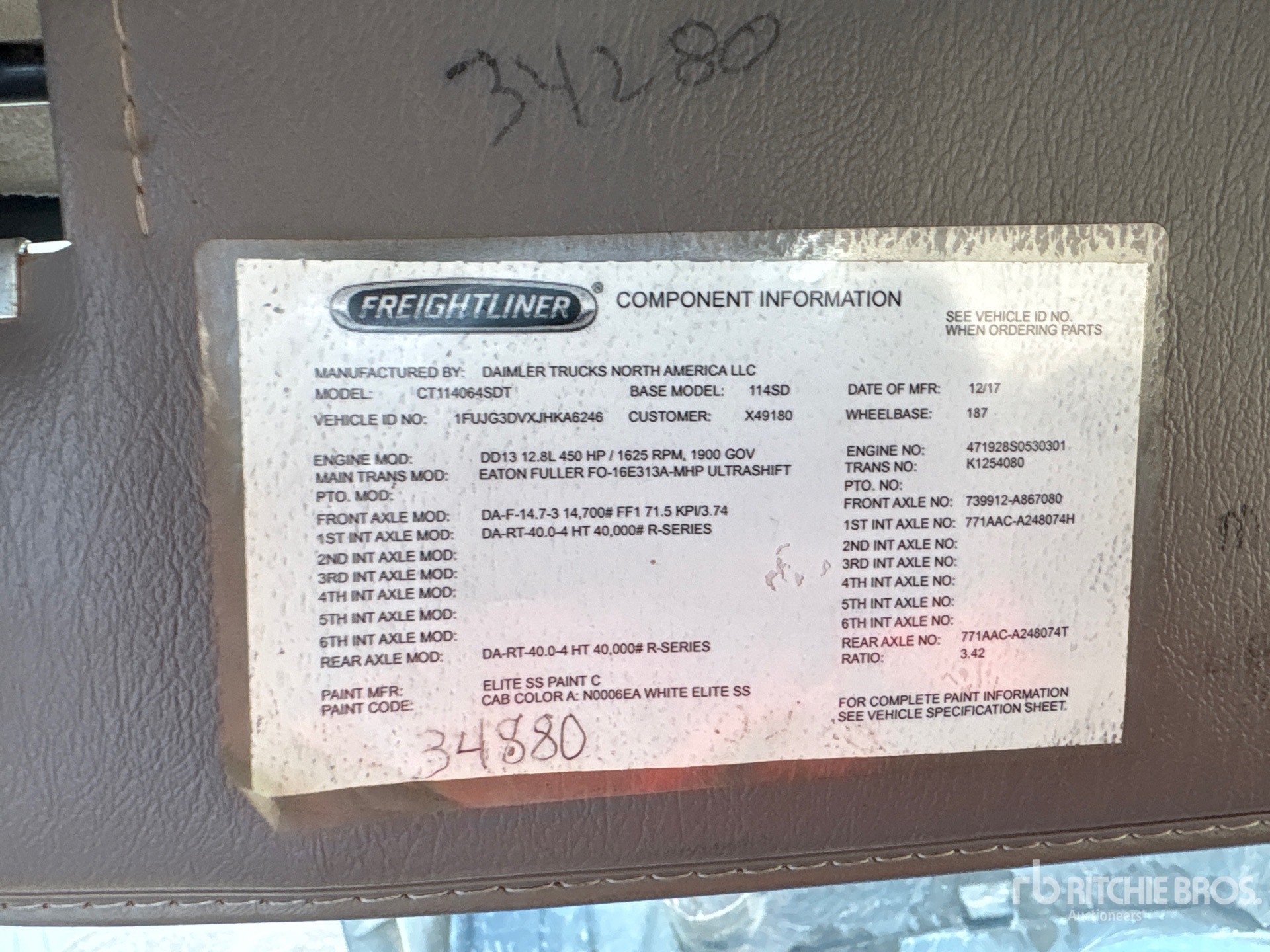2018 Freightliner 114SD