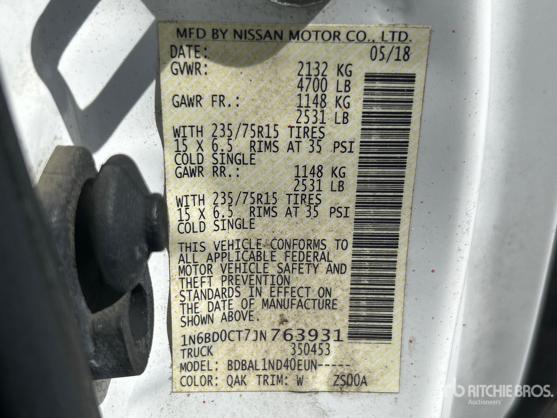 2018 Nissan FRONTIER