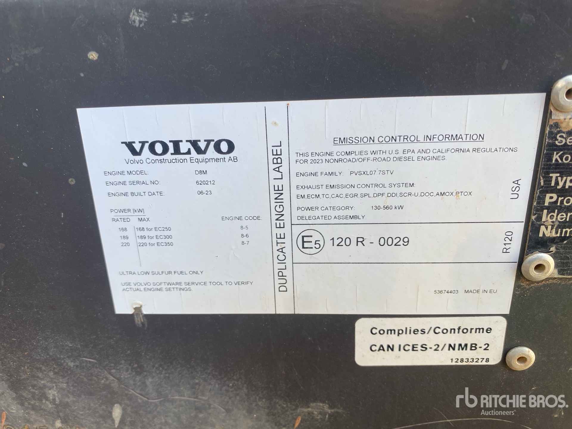 2023 Volvo EC300EL