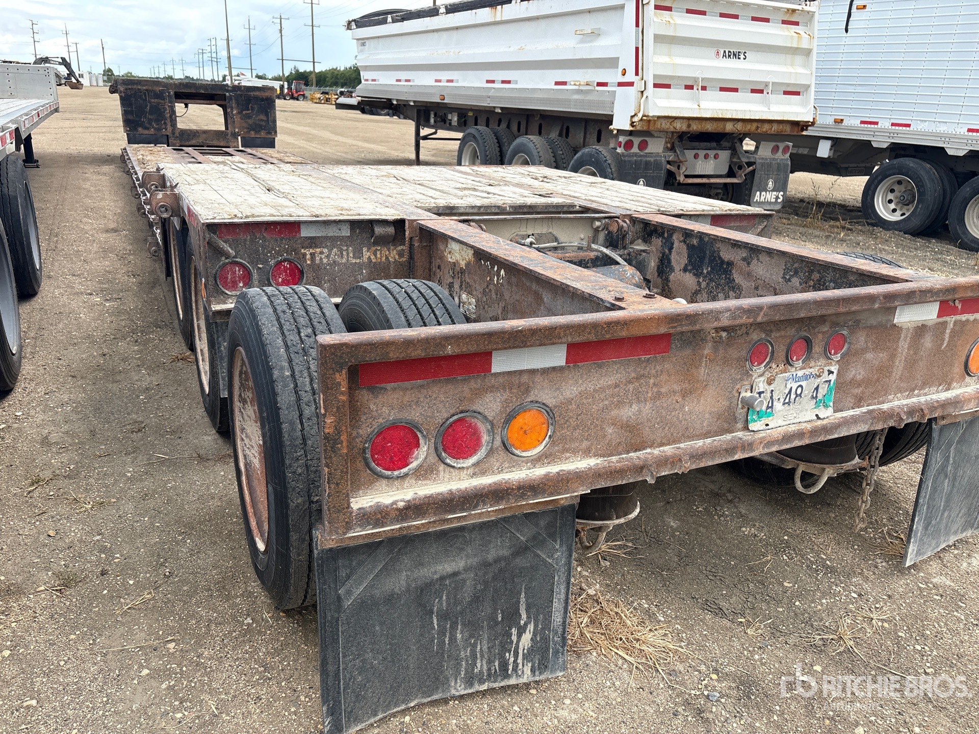 1995 Trail King T/A EXTENDABLE REMOVABLE GOOSENECK