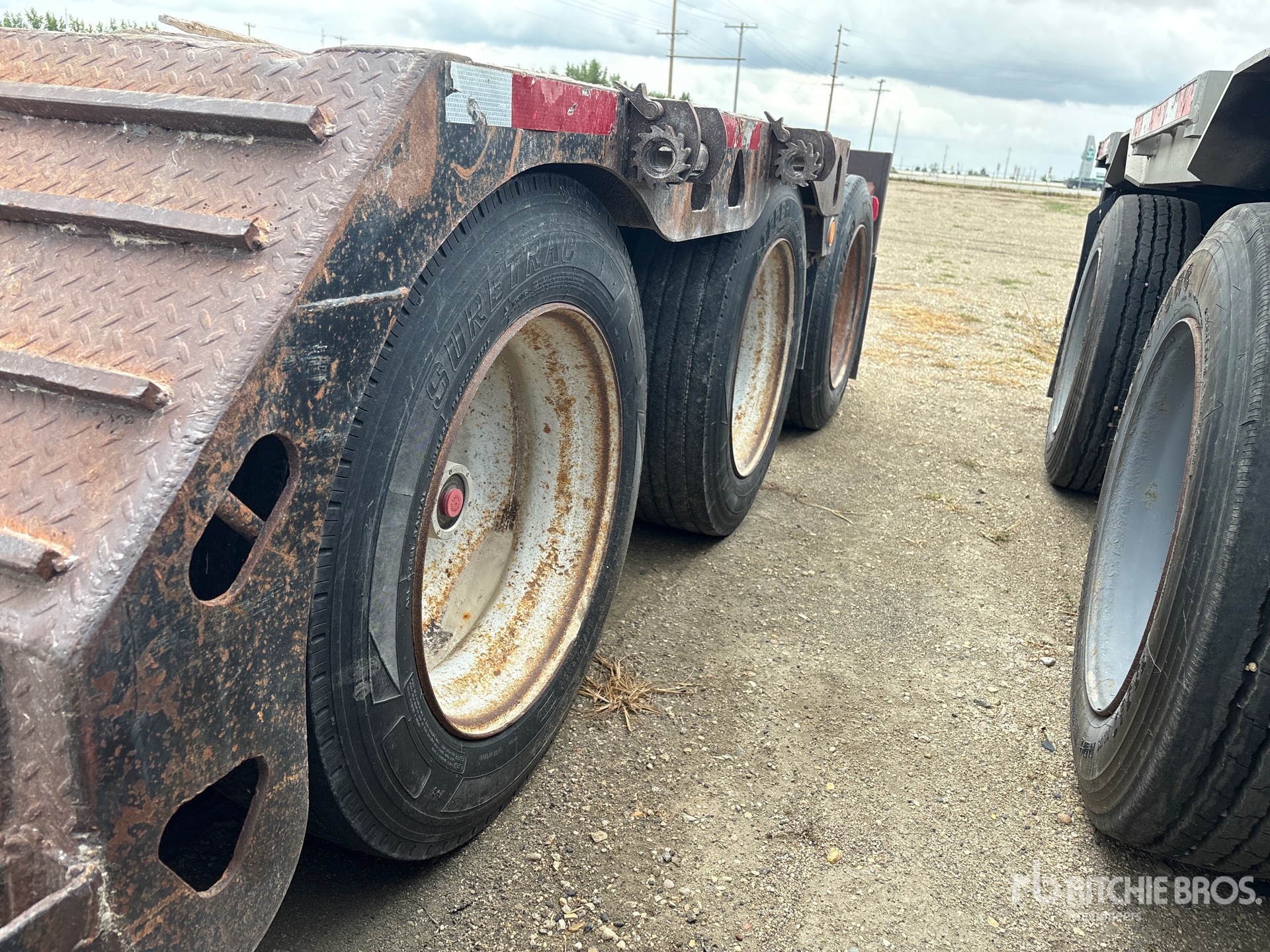 1995 Trail King T/A EXTENDABLE REMOVABLE GOOSENECK