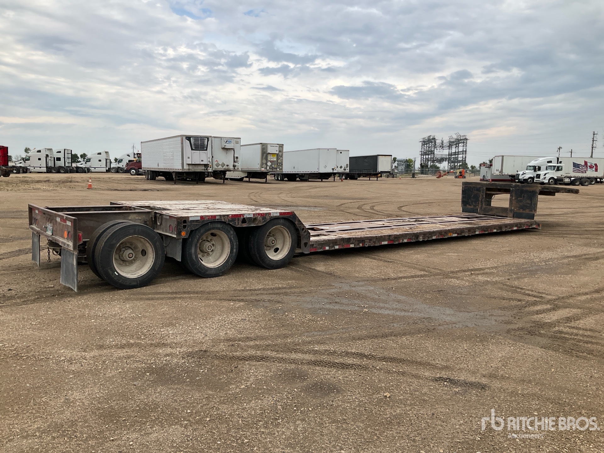 1995 Trail King T/A EXTENDABLE REMOVABLE GOOSENECK