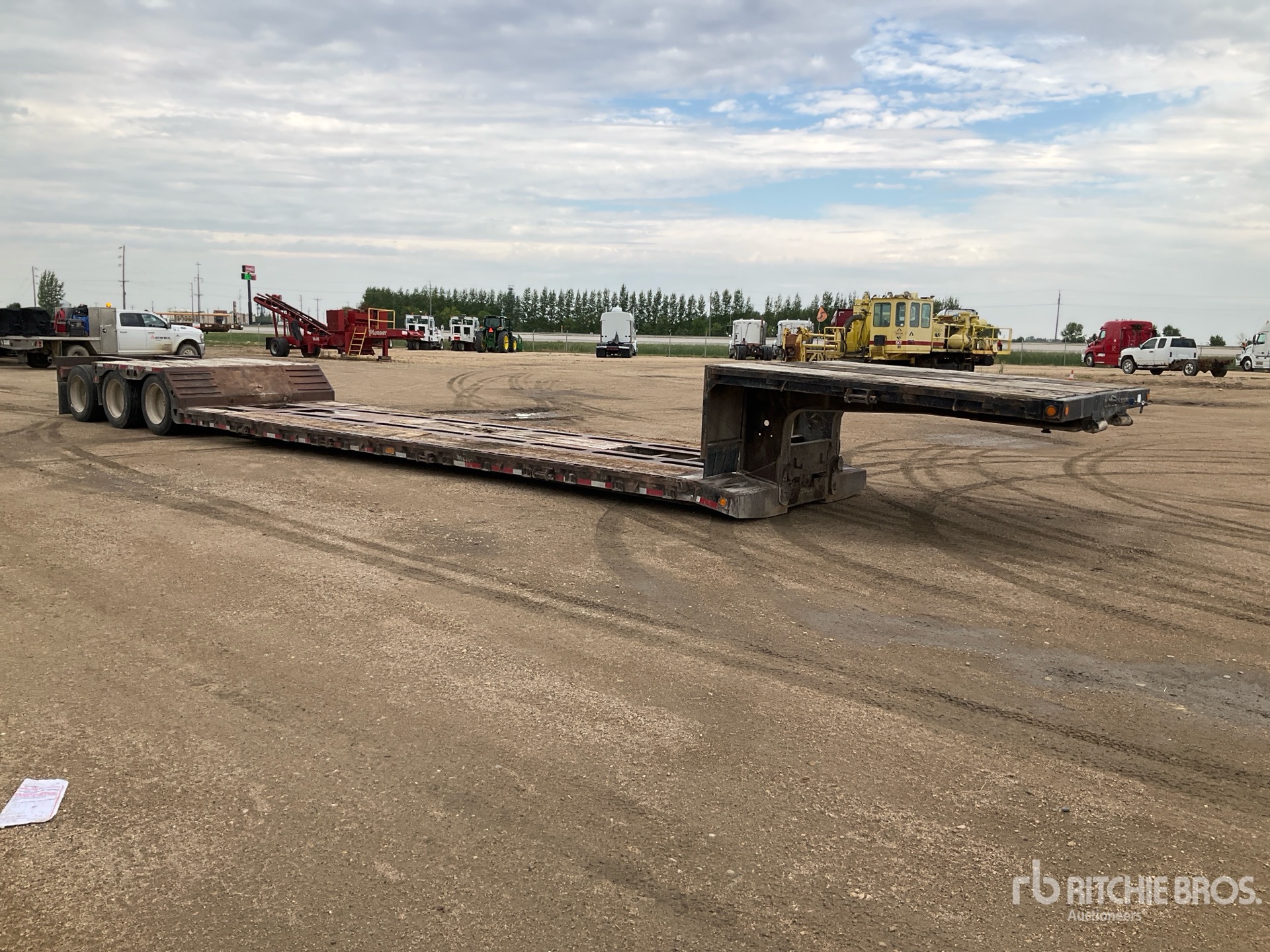 1995 Trail King T/A EXTENDABLE REMOVABLE GOOSENECK