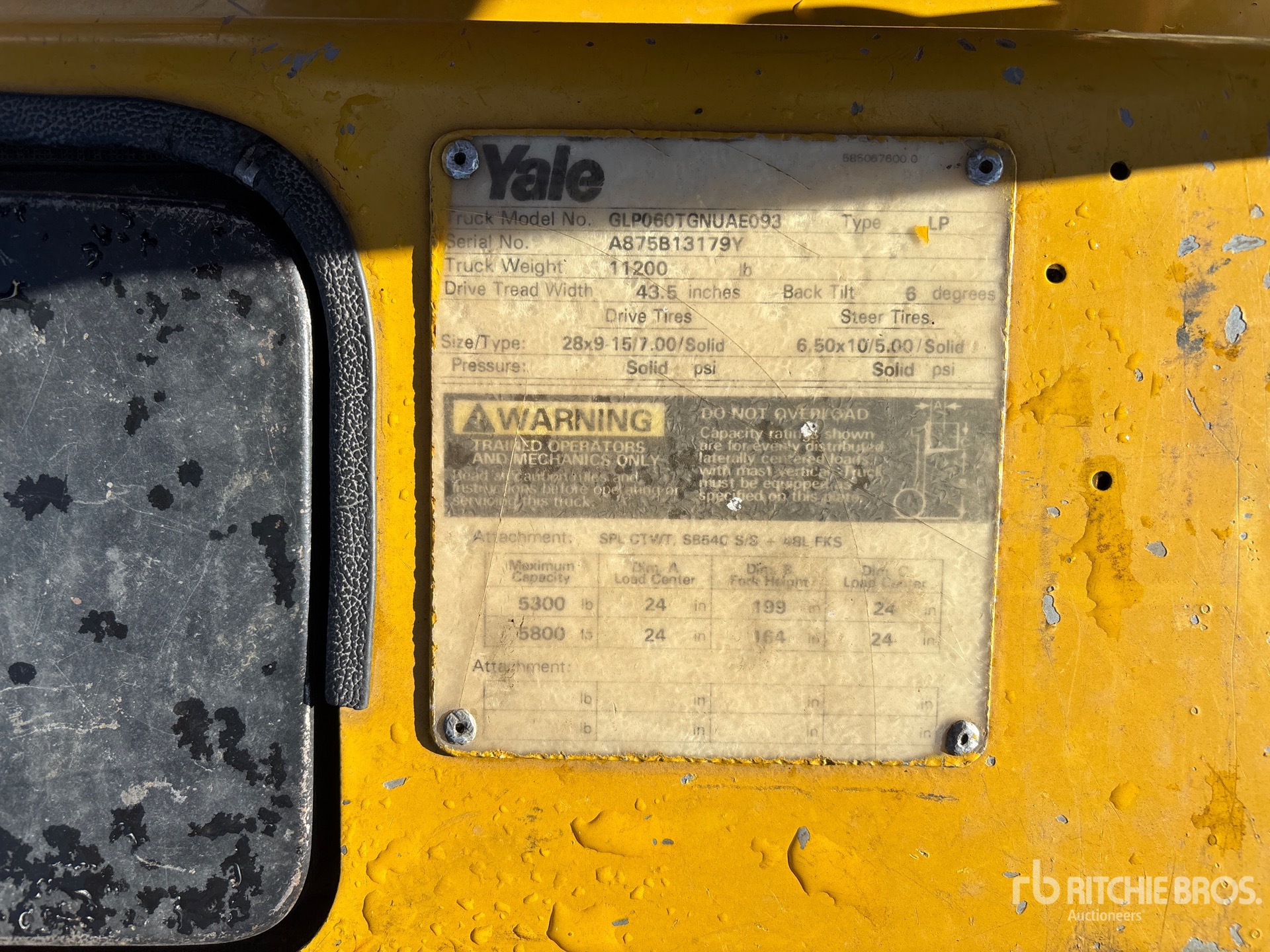 2001 Yale GLP060