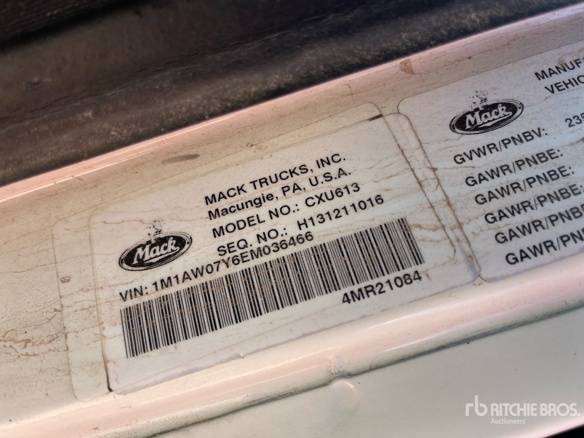 2014 Mack CXU613