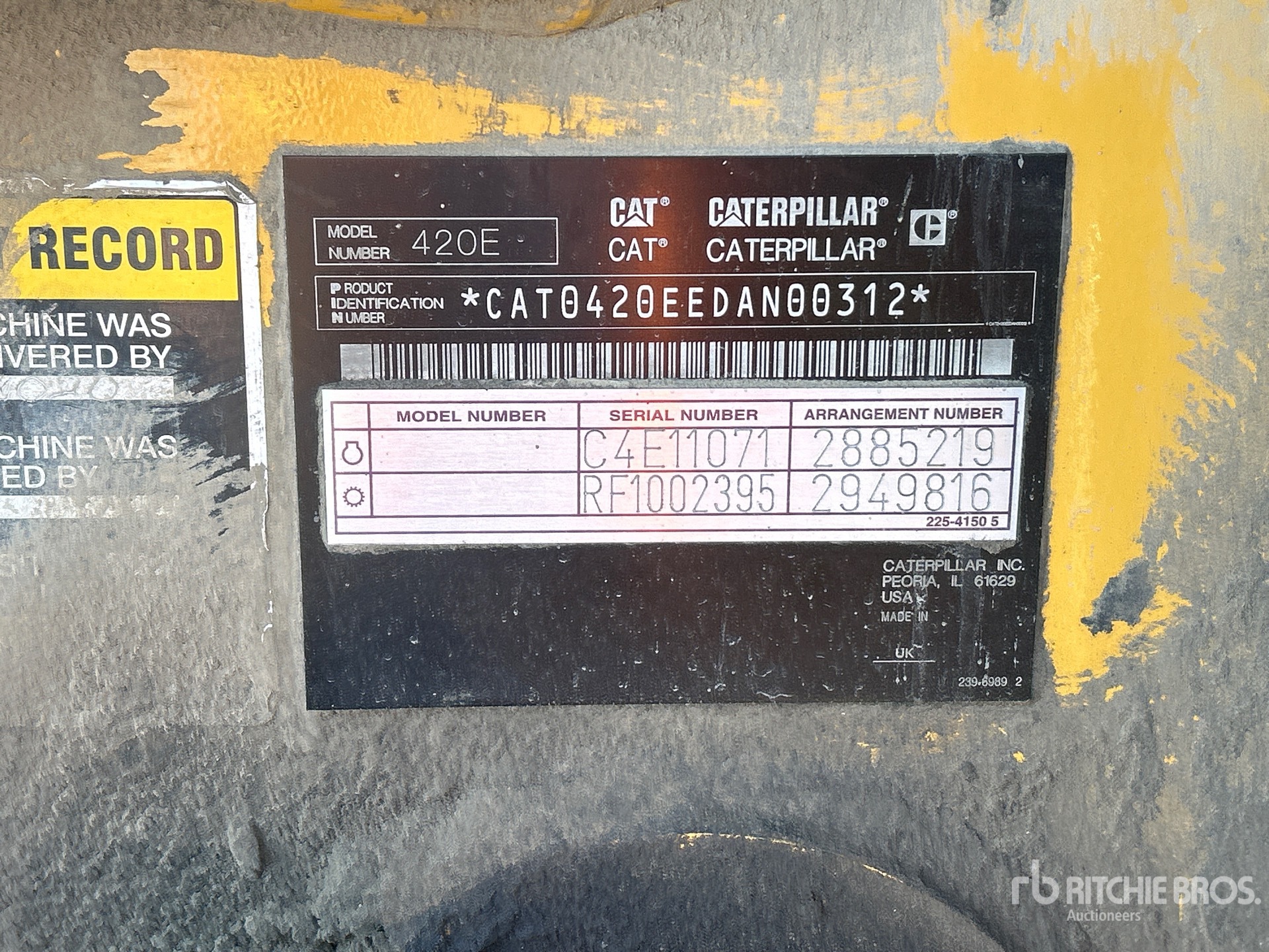 2010 Caterpillar 420E IT