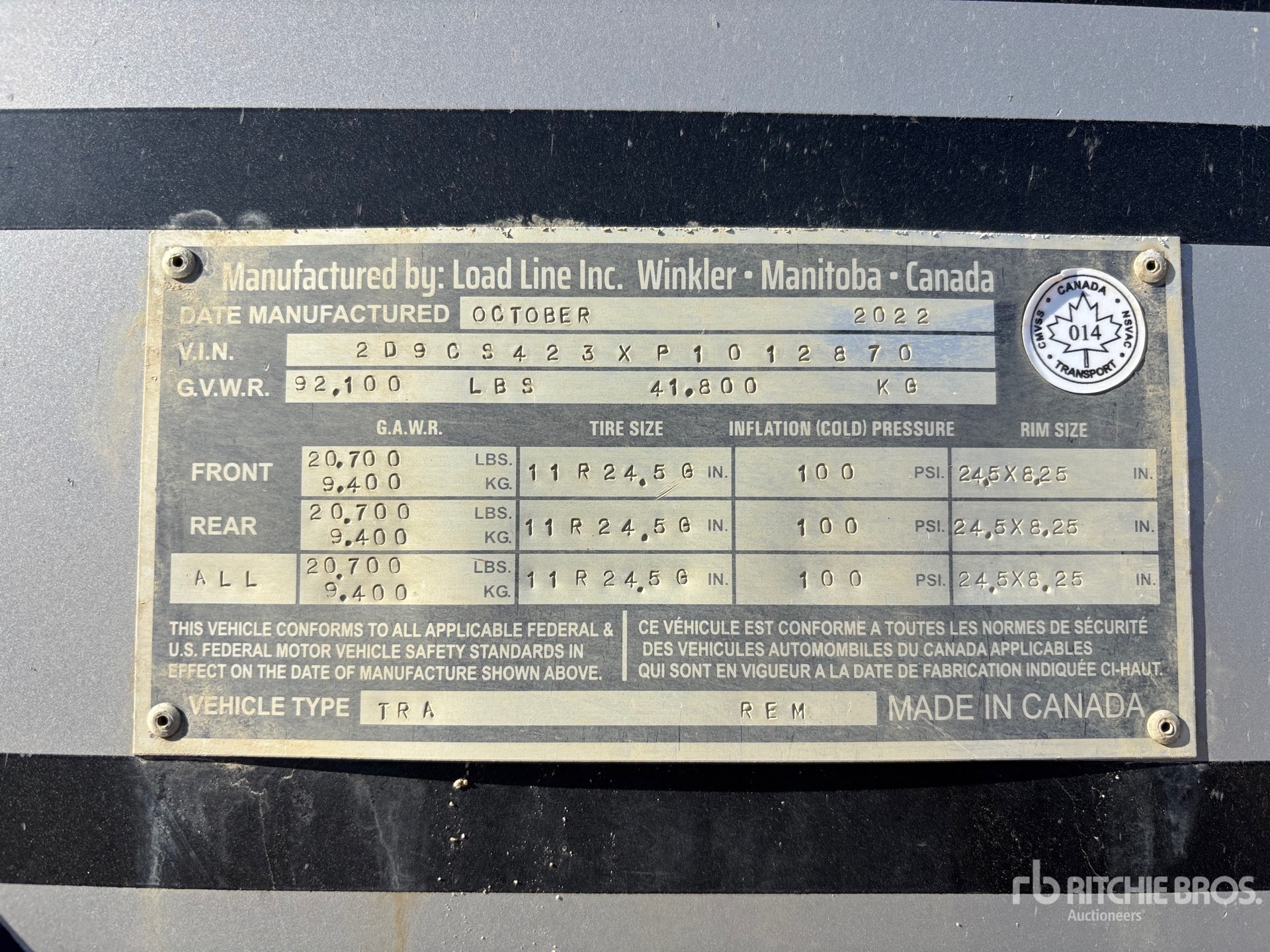 2023 Load Line TRI/A