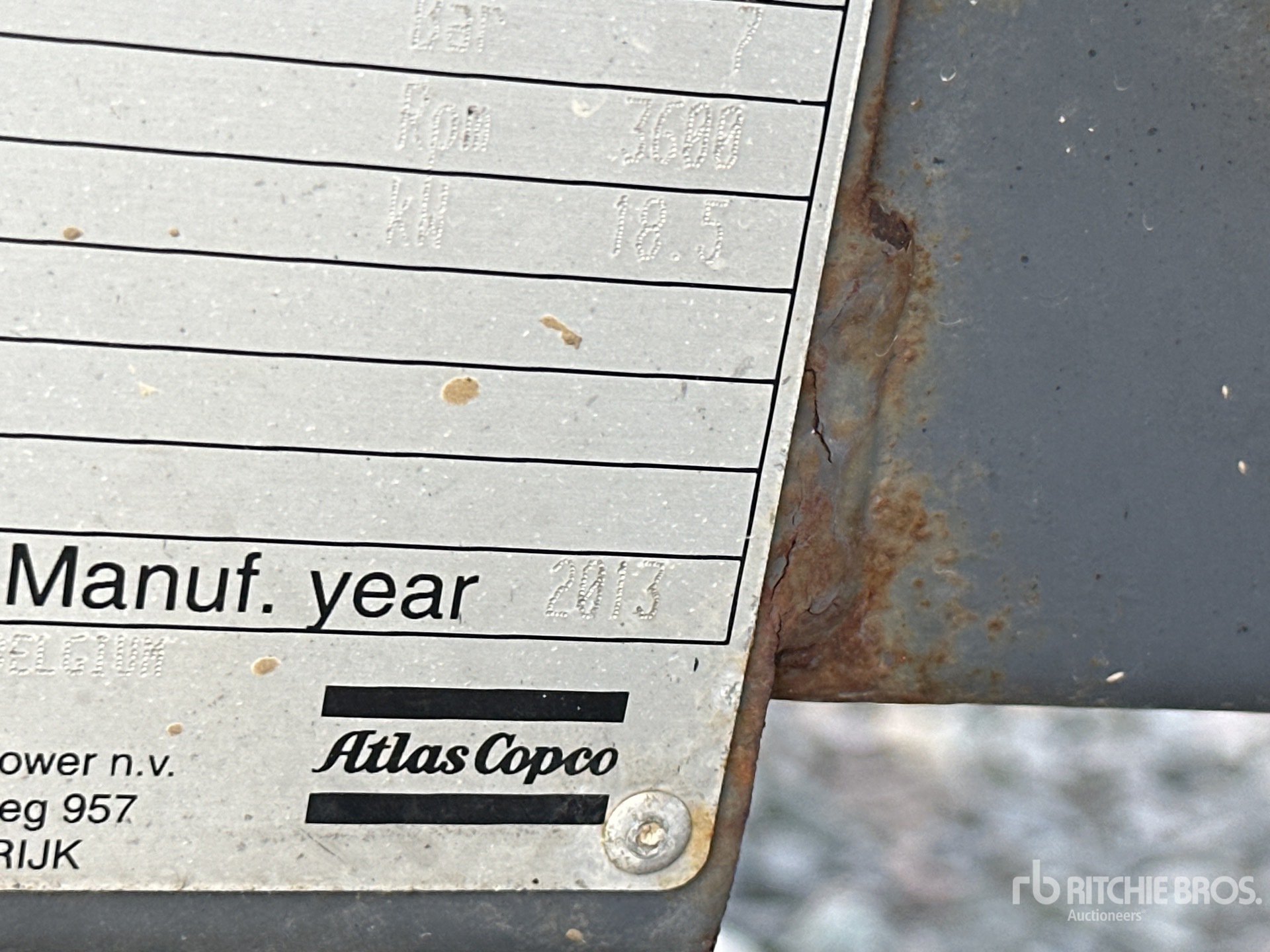 2013 Atlas Copco XAS37